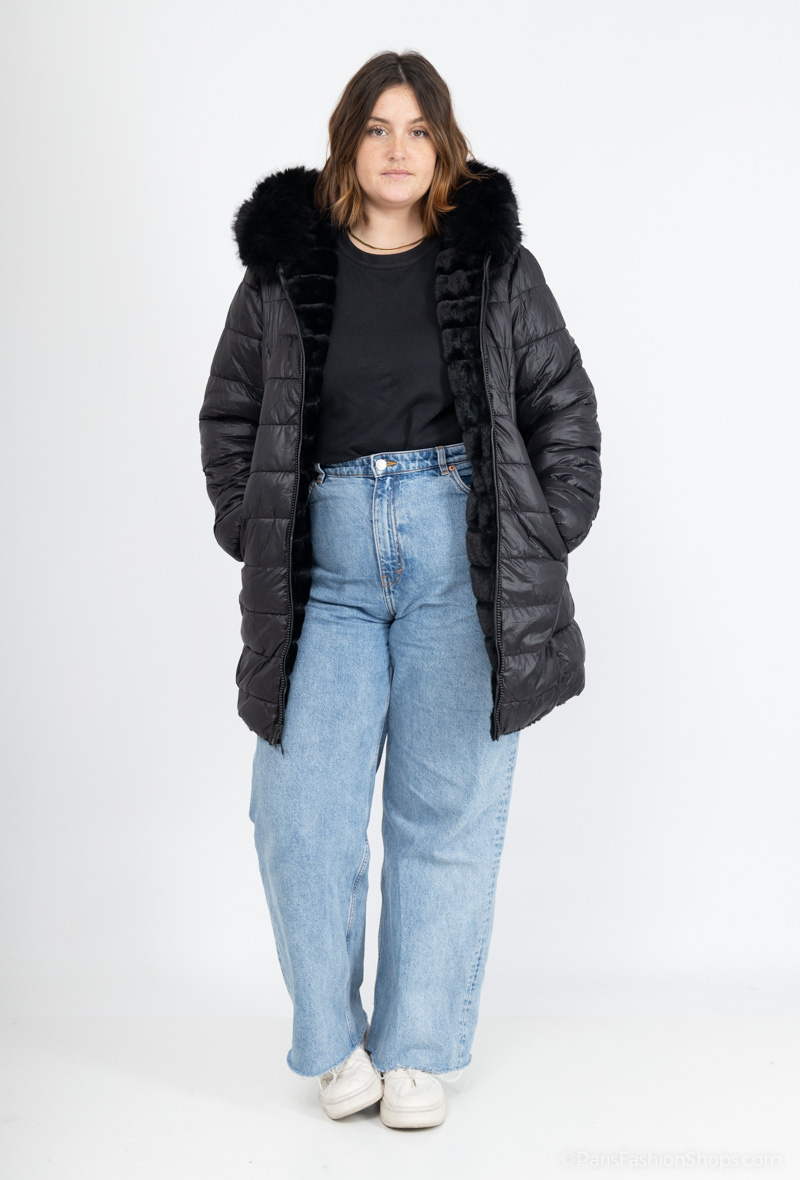 Grossiste CMP55 - Manteau réversible en fourrure