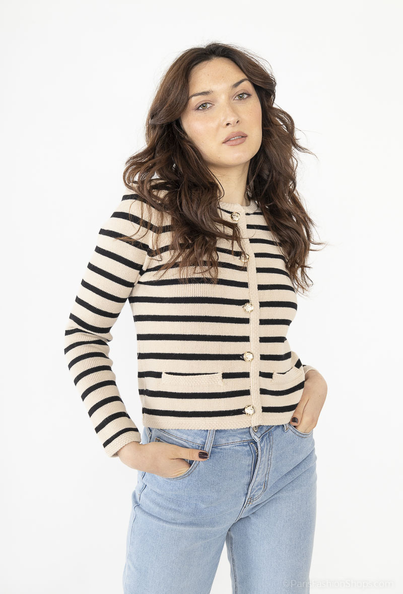 Wholesaler CMP55 - top with rhinestones and pearl