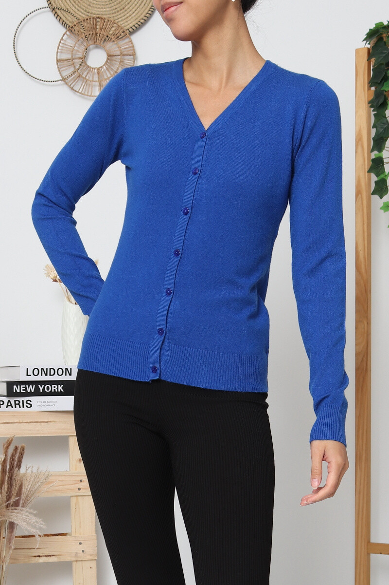 Wholesaler CMP55 - Cardigan with pearly buttons