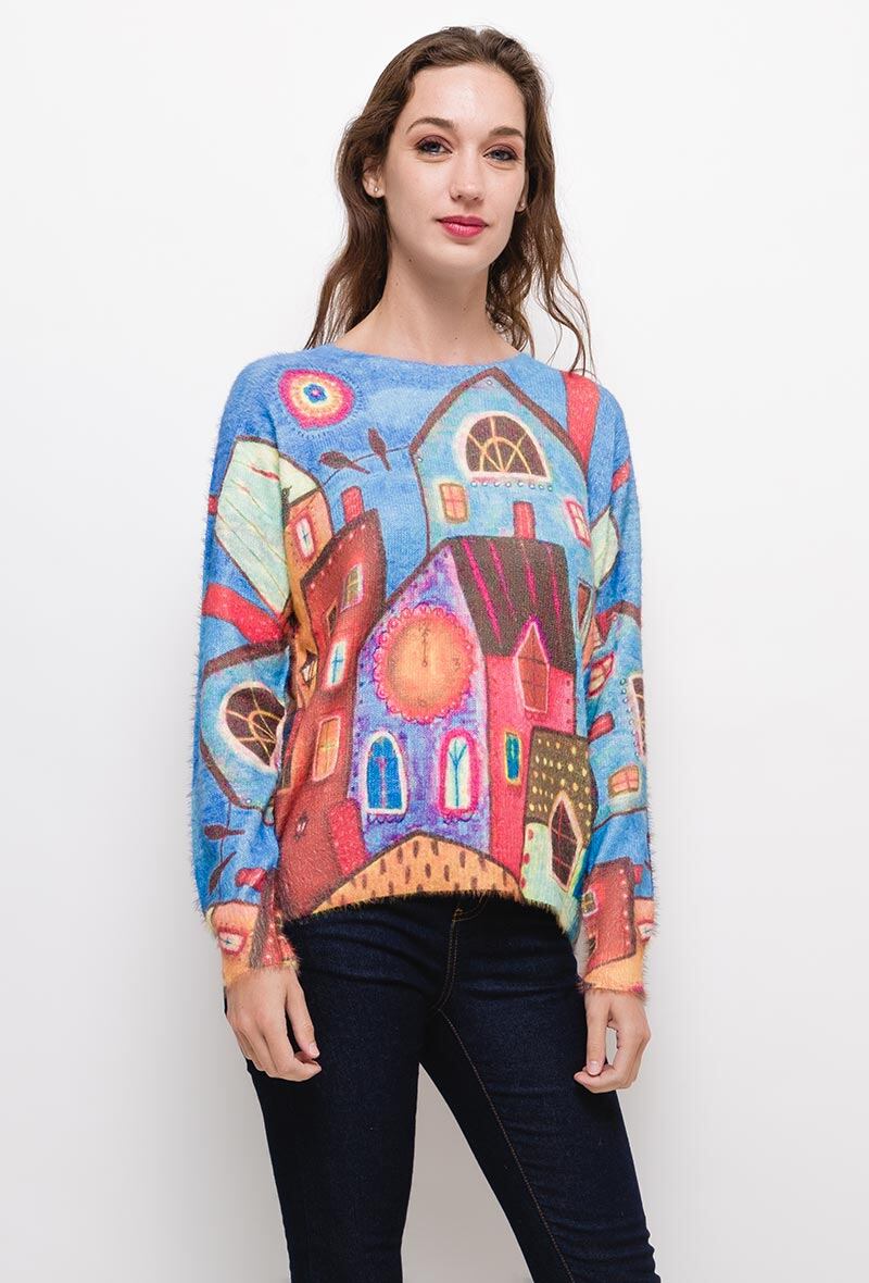 Wholesaler CMP55 - Printed sweater