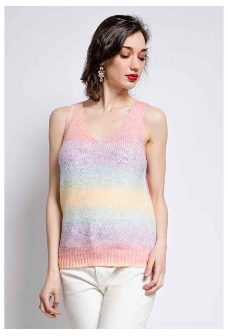Wholesaler CMP55 - Sweater in tie & dye