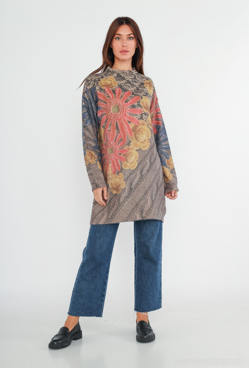 Wholesaler CMP55 - Printed sweater