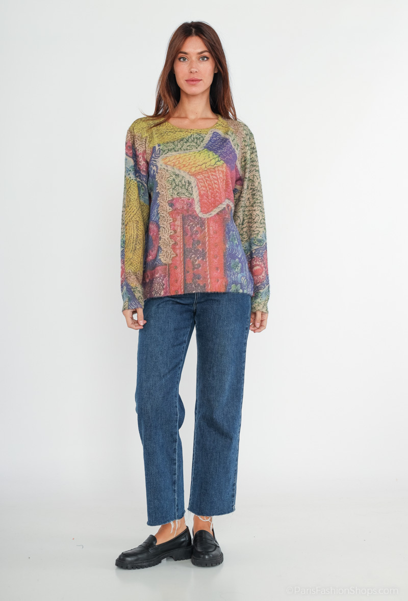 Wholesaler CMP55 - Printed sweater