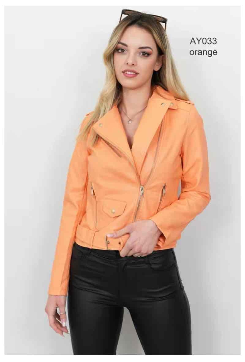 Grossiste CMP55 - Veste perfecto silili cuir