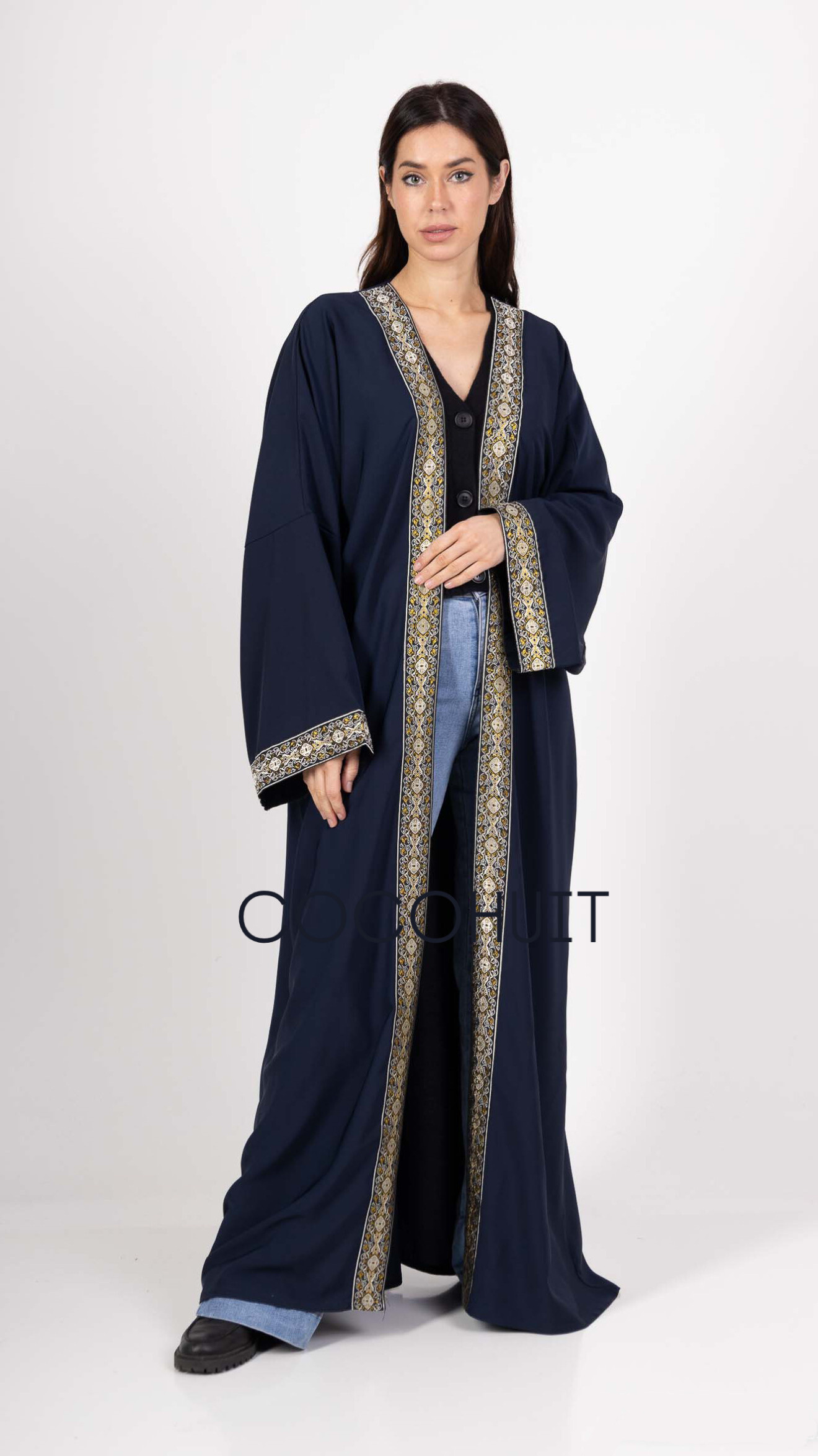 Grossiste Coco Huit - ABAYA KIMONO ZAHRA