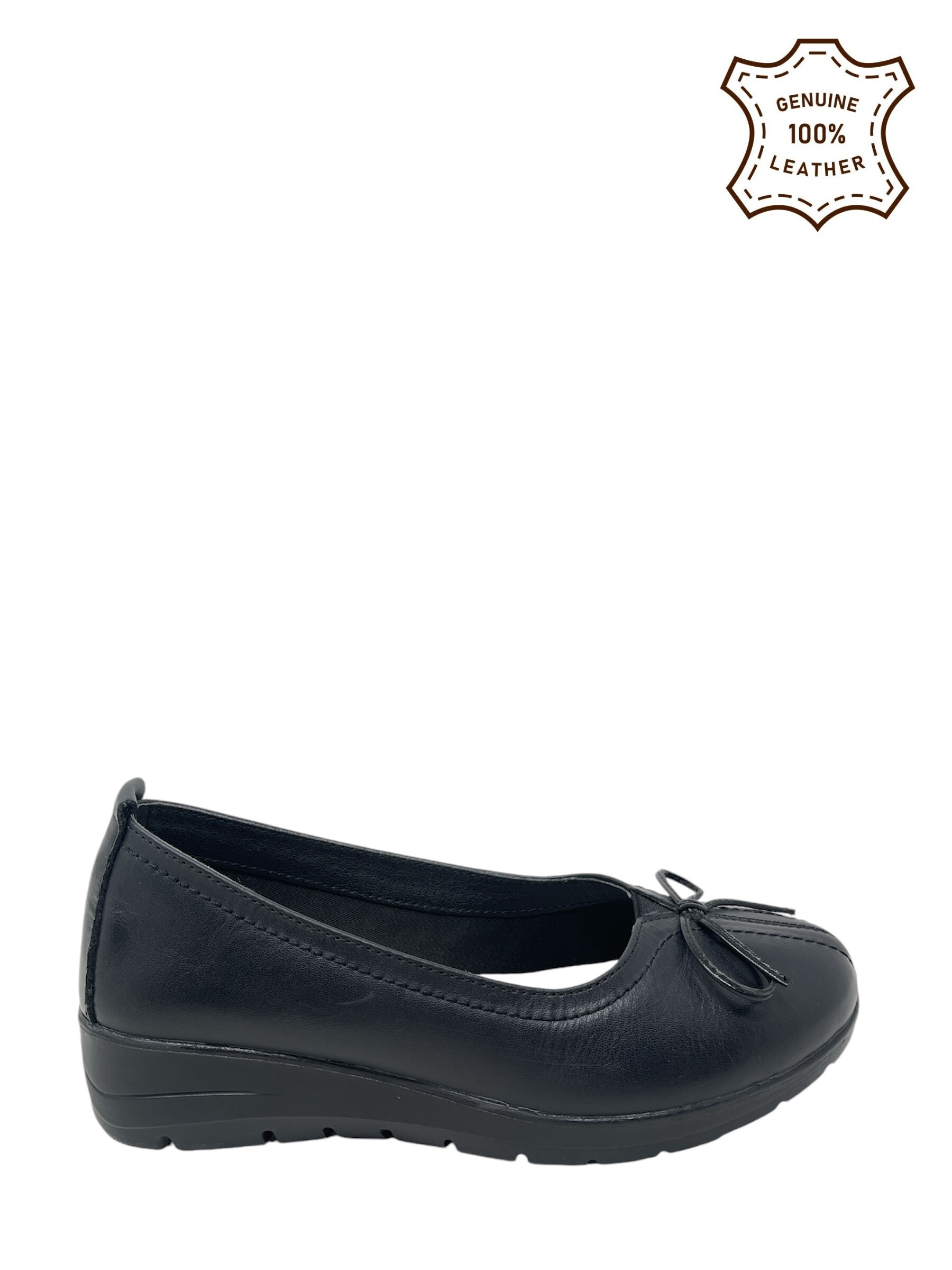 Wholesaler Confort Shoes - Wedge ballerina with a leather bow