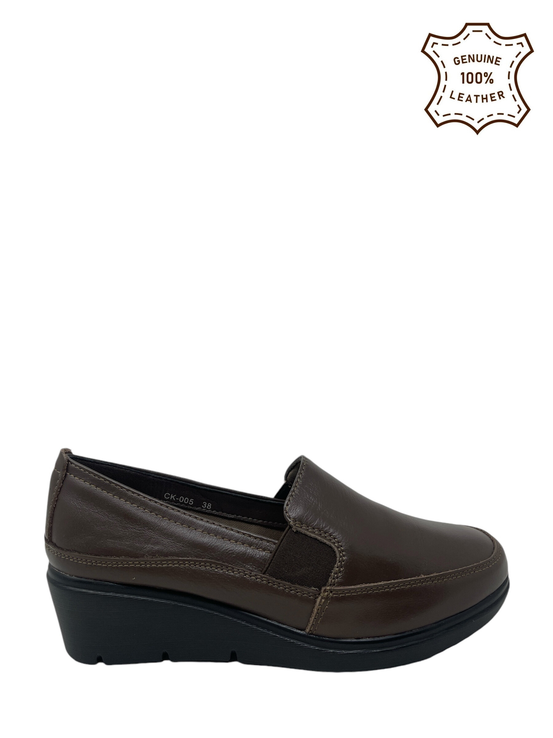 Wholesaler Confort Shoes - orthopedic moccasin with leather velcro
