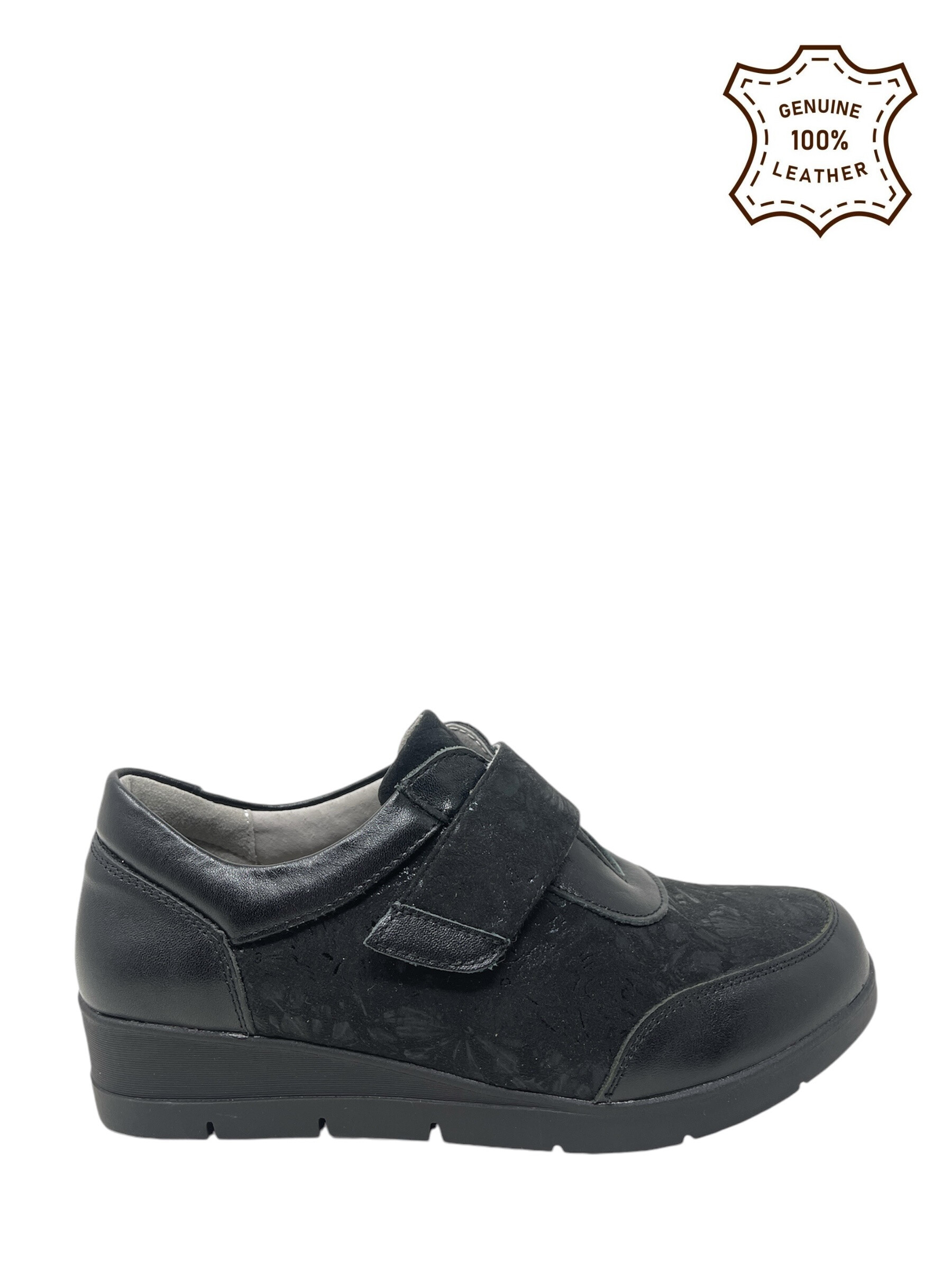 Wholesaler Confort Shoes - orthopedic moccasin with leather velcro
