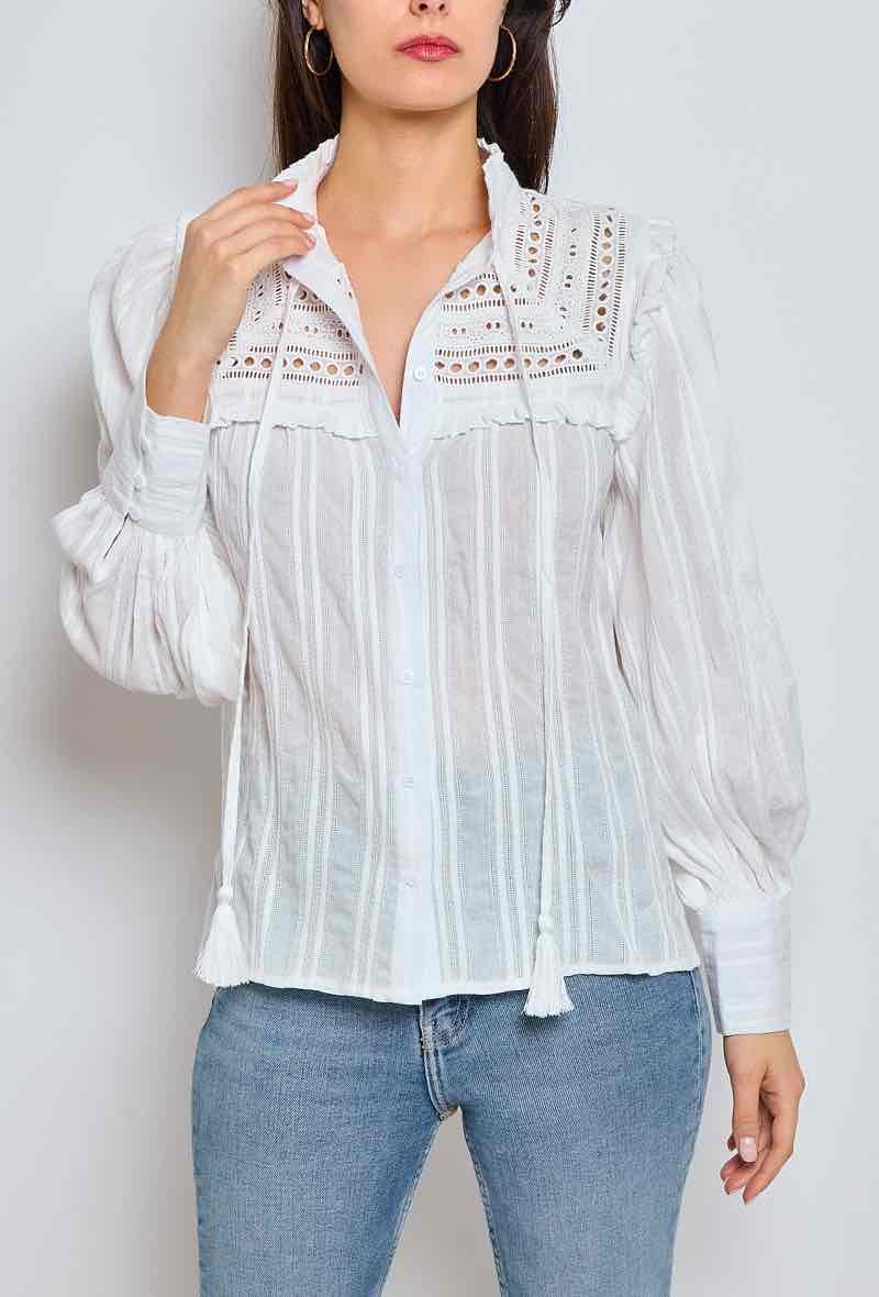 Wholesaler Copperose - Blouse with lace