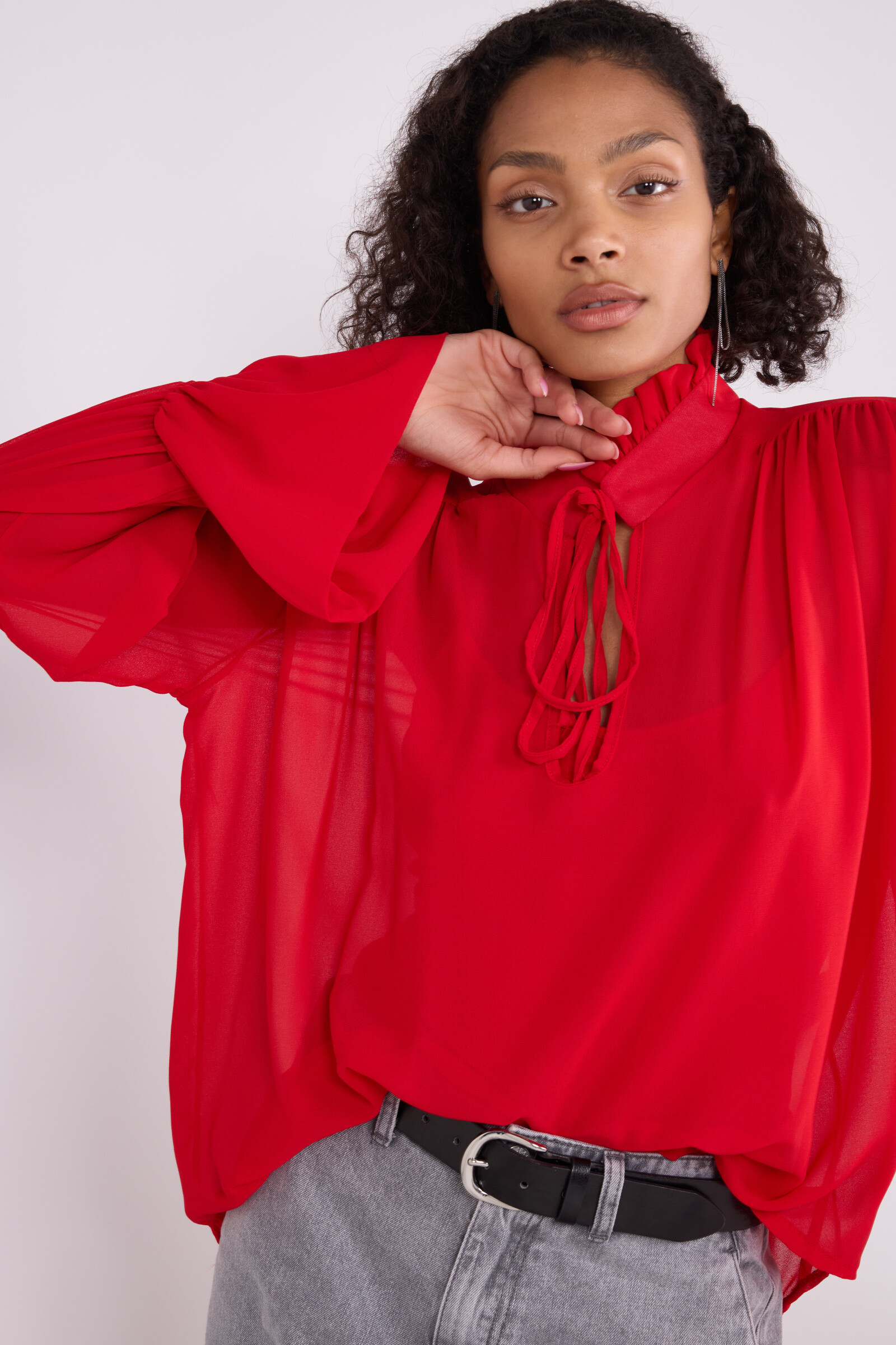 Grossiste Copperose - Ensemble blouse et débardeur