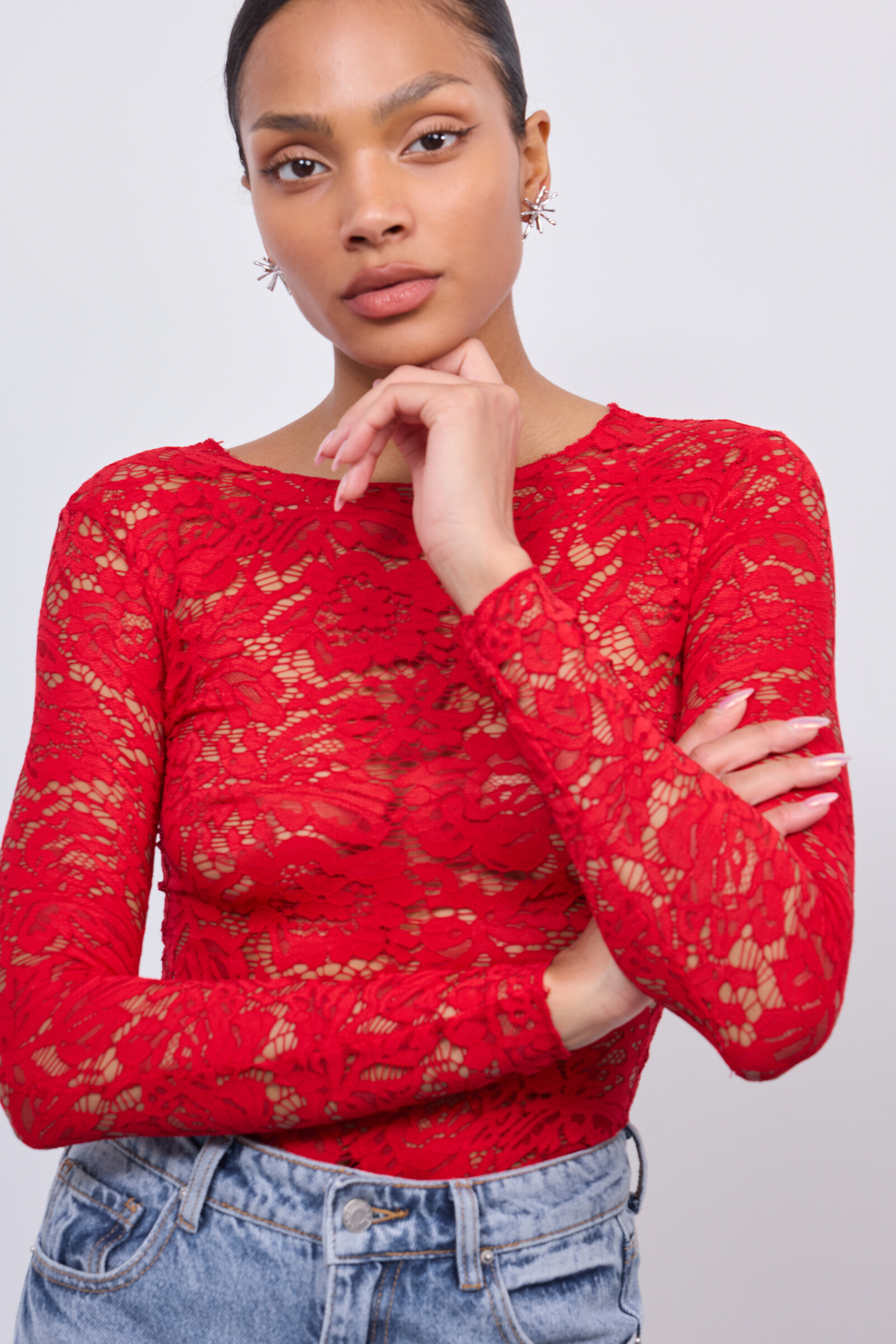 Grossiste Copperose - Body en dentelle
