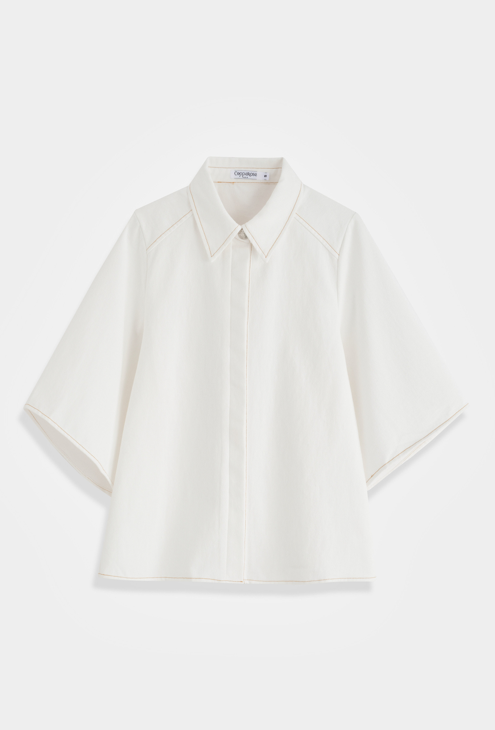 Grossiste Copperose - CHEMISE AMPLE EN DENIM