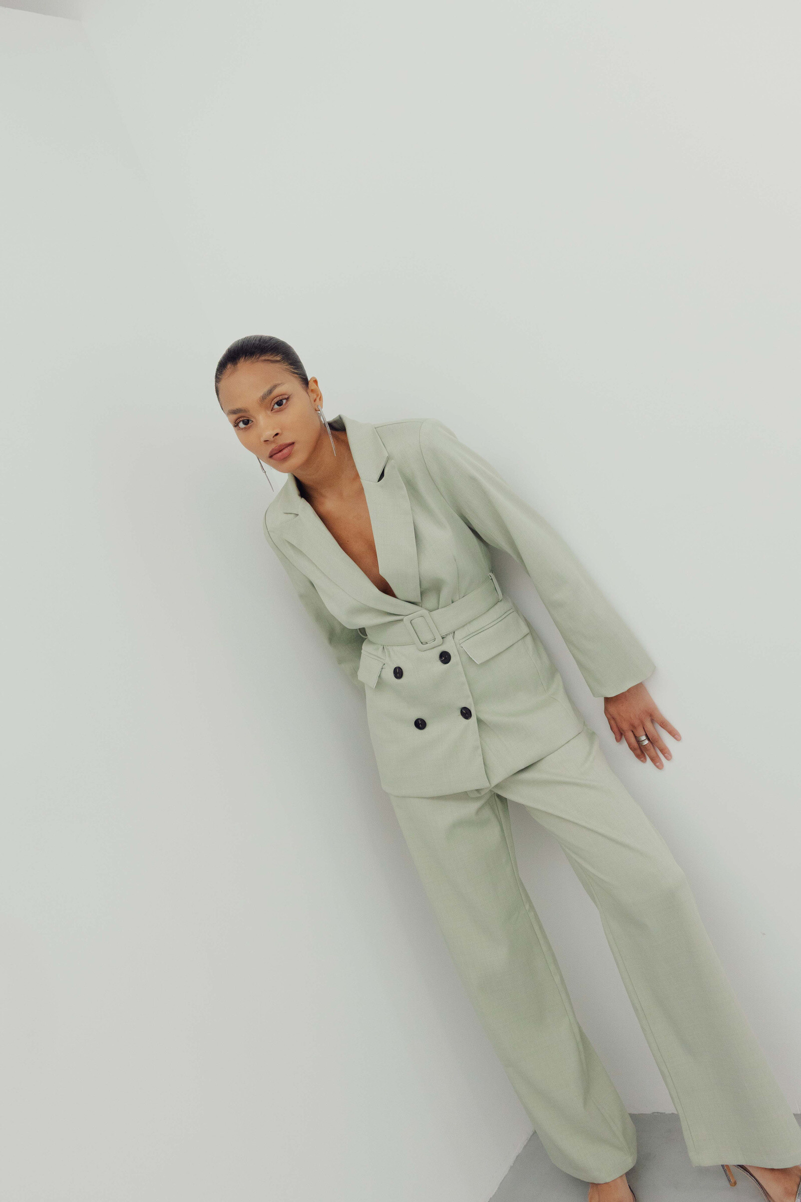 Grossista Copperose - Pantaloni da blazer e pinze fluide in cyntured