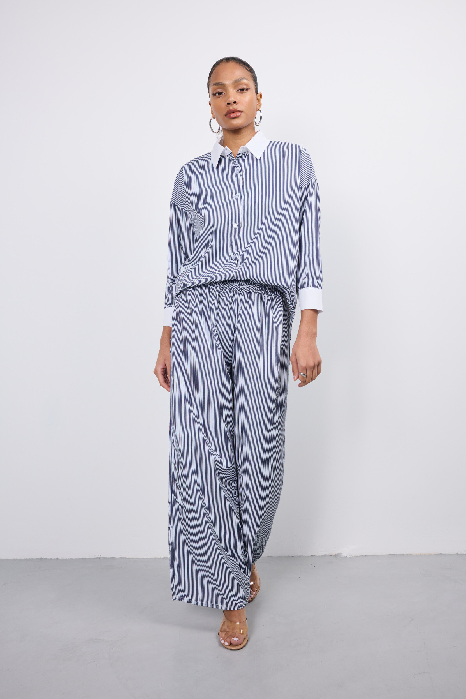 Mayorista Copperose - Camisa y pantalones a rayas