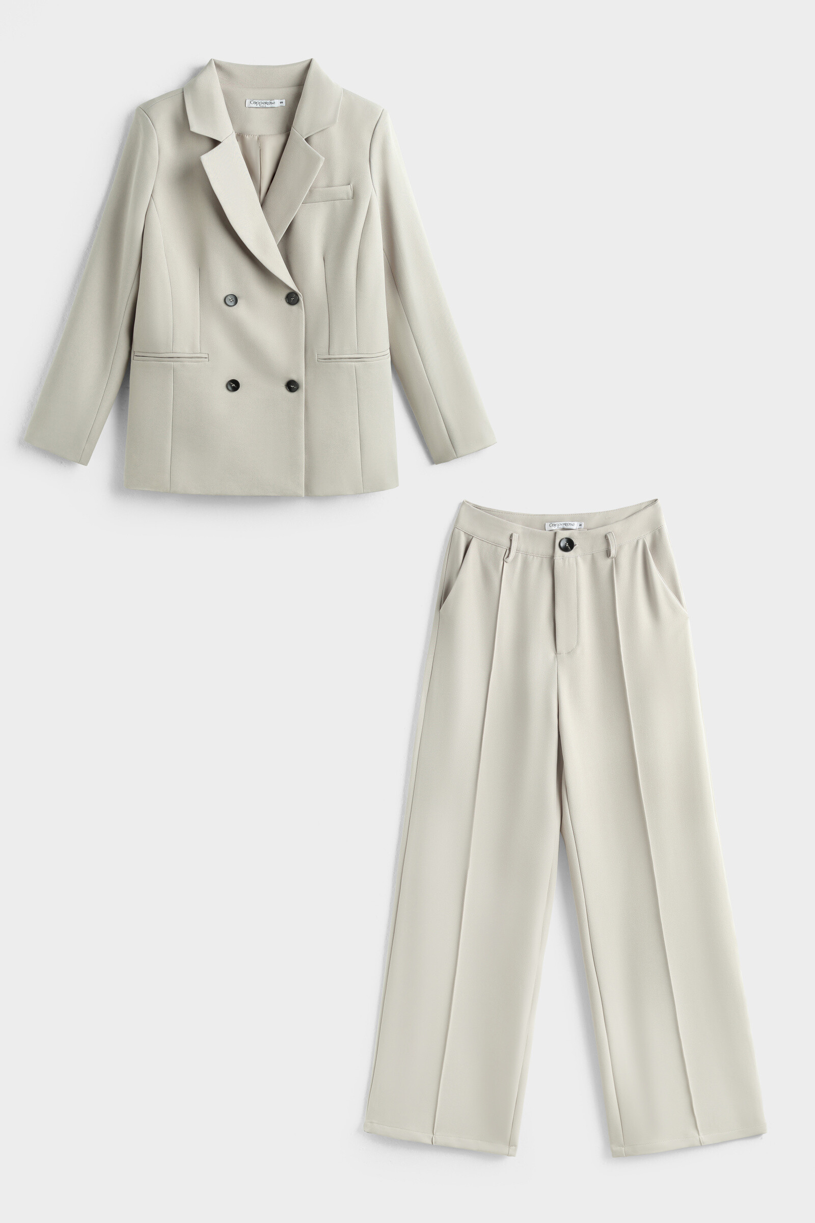 Grossiste Copperose - Ensemble blazer et pantalon à pinces