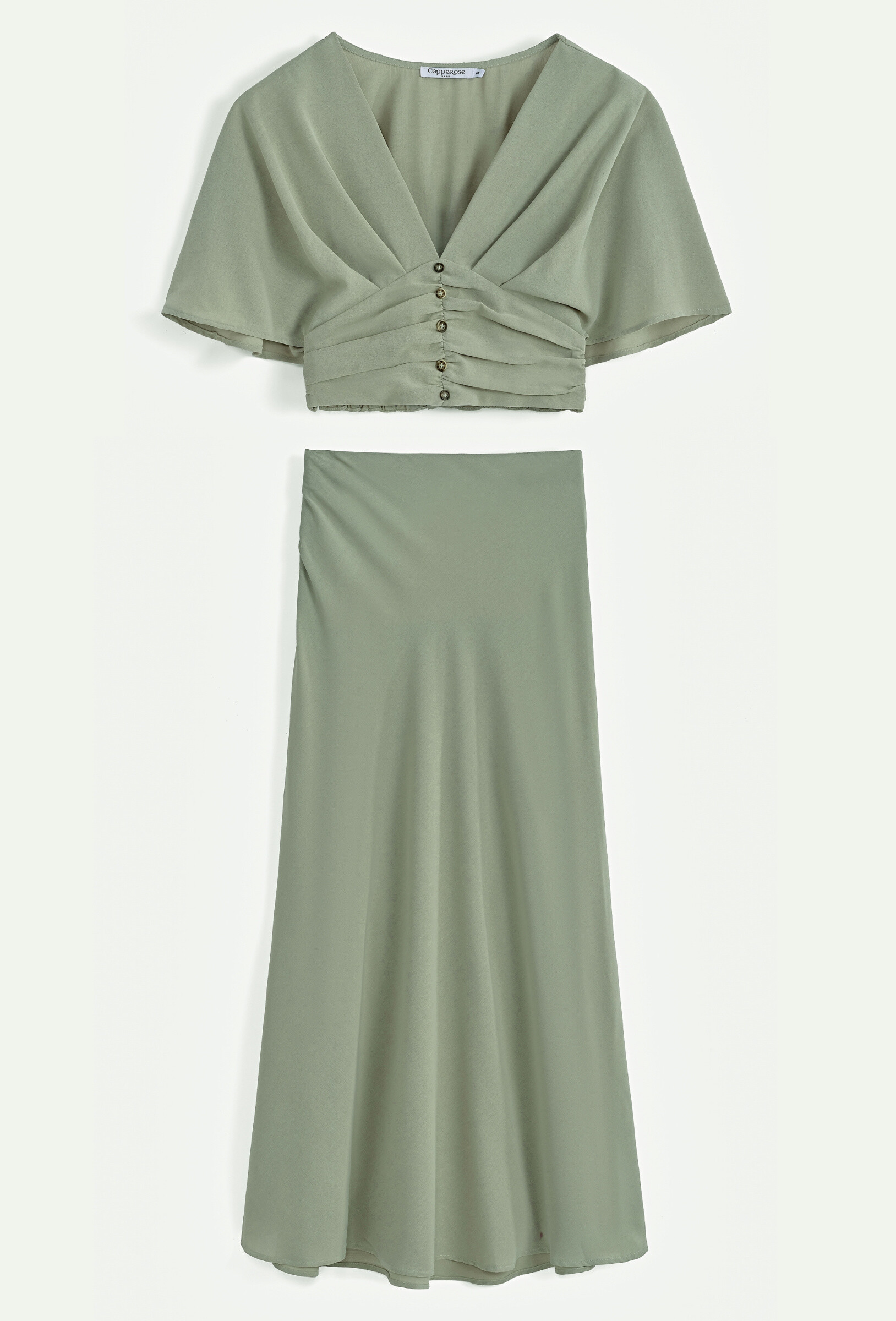 Wholesaler Copperose - CROP TOP and LONG FLOID FABIN SKIP