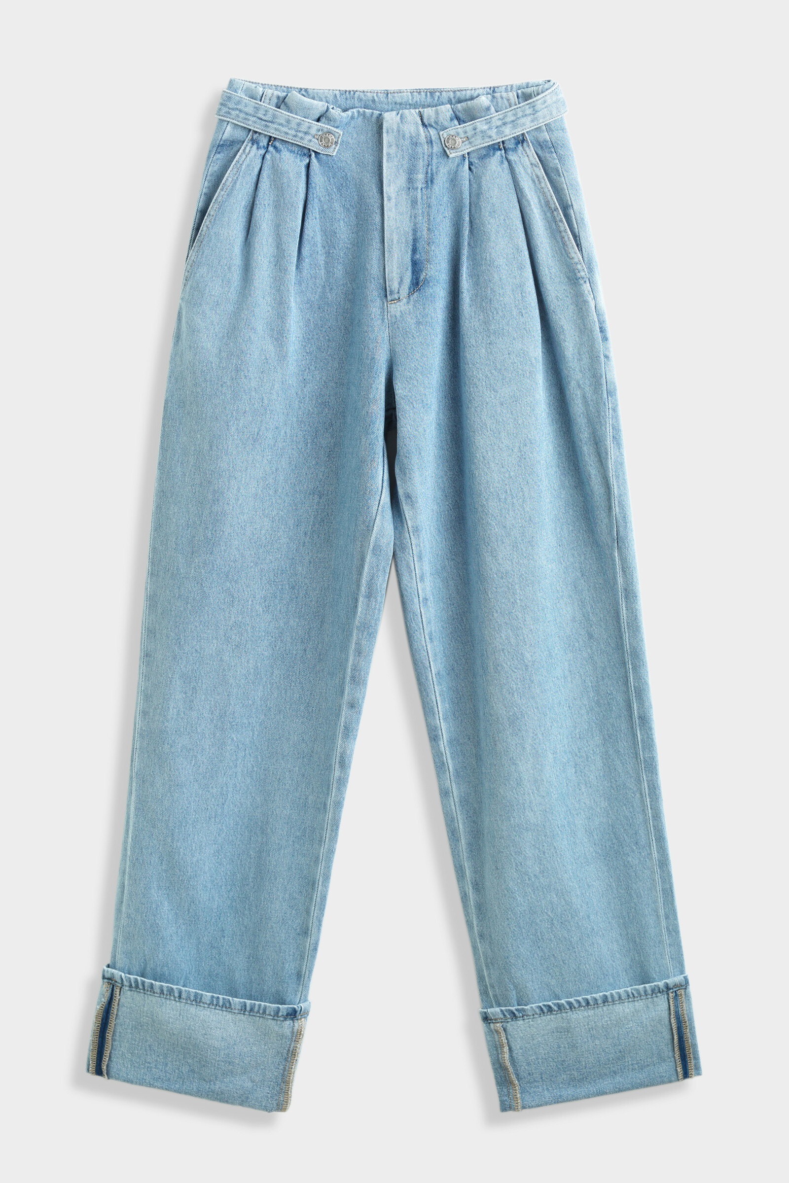 Mayorista Copperose - Pantalones de mezclilla con abrazaderas y tonos