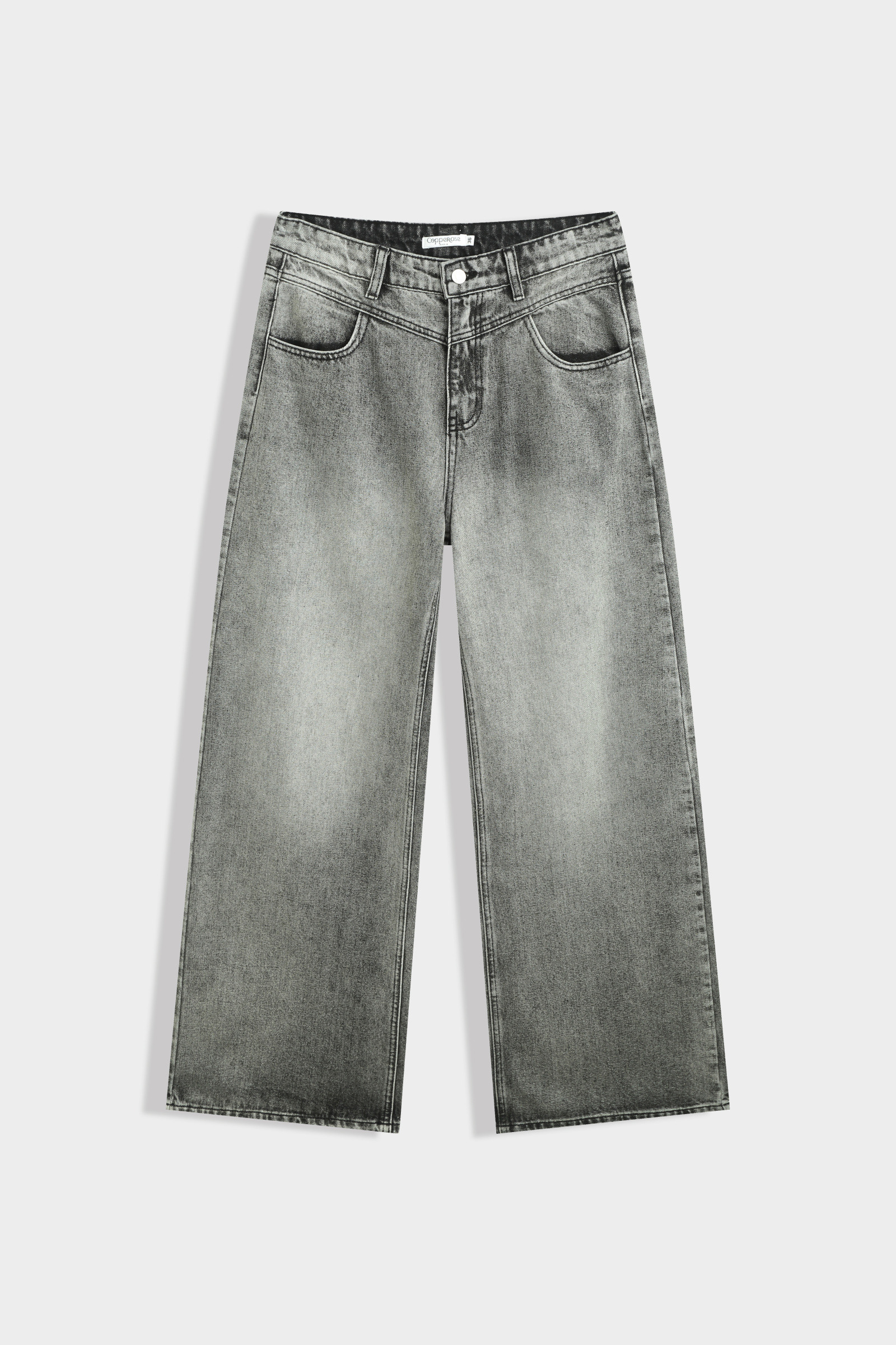 Mayorista Copperose - Jeans de Pierna Ancha de Tiro Alto