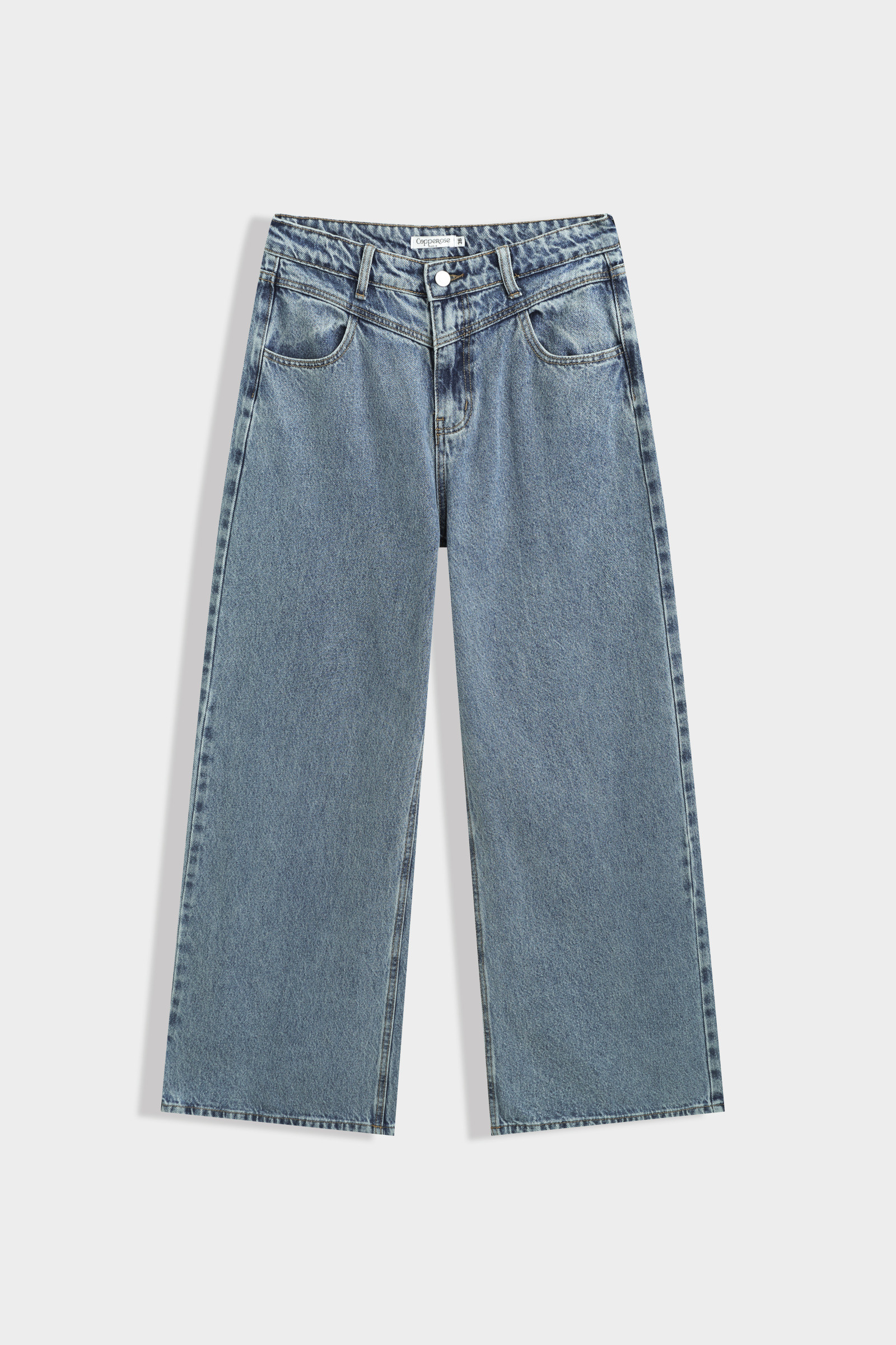 Mayorista Copperose - Jeans de pierna ancha de tiro alto