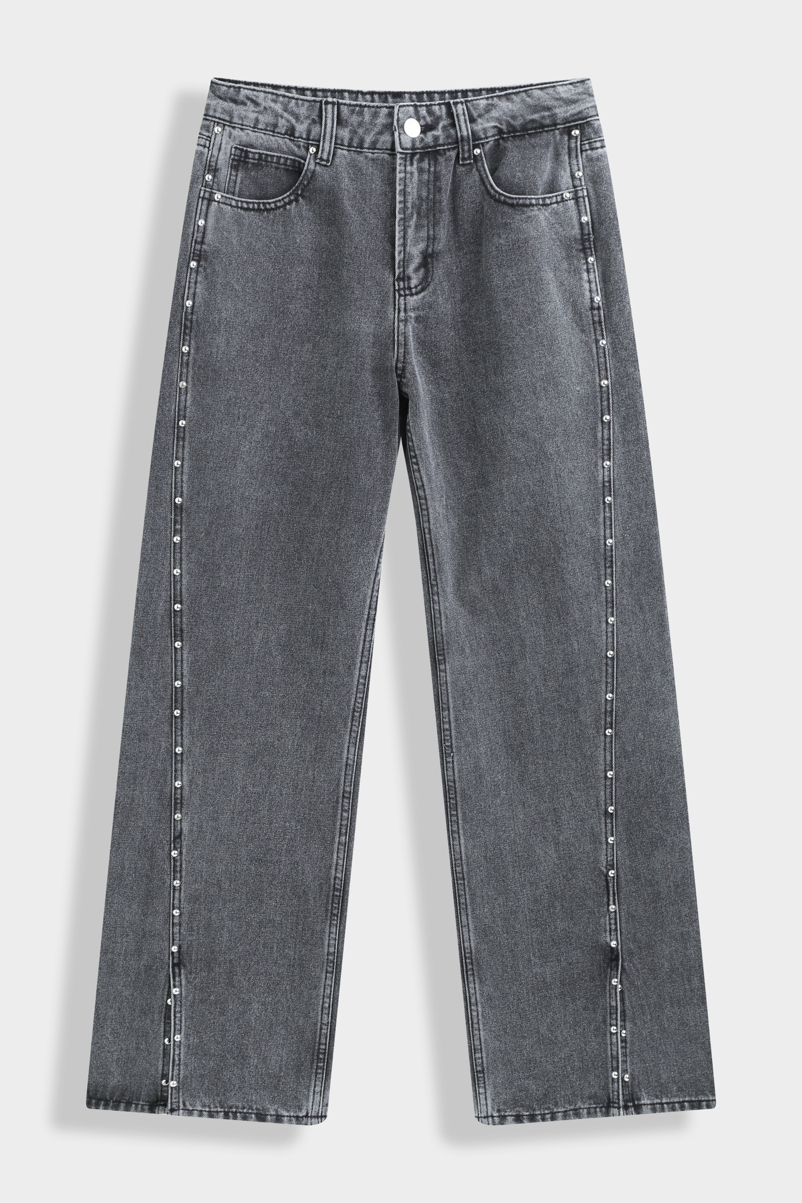 Wholesaler Copperose - STRAIGHT-LEG JEANS WITH STUDS