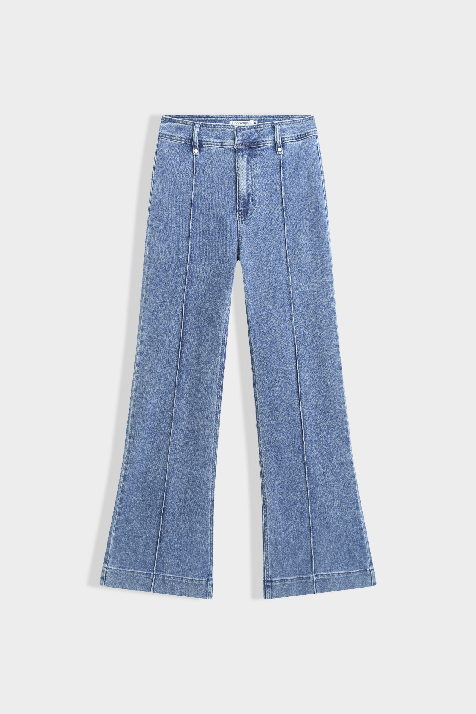 Grossista Copperose - Jeans a Vita Alta Gamba Comoda