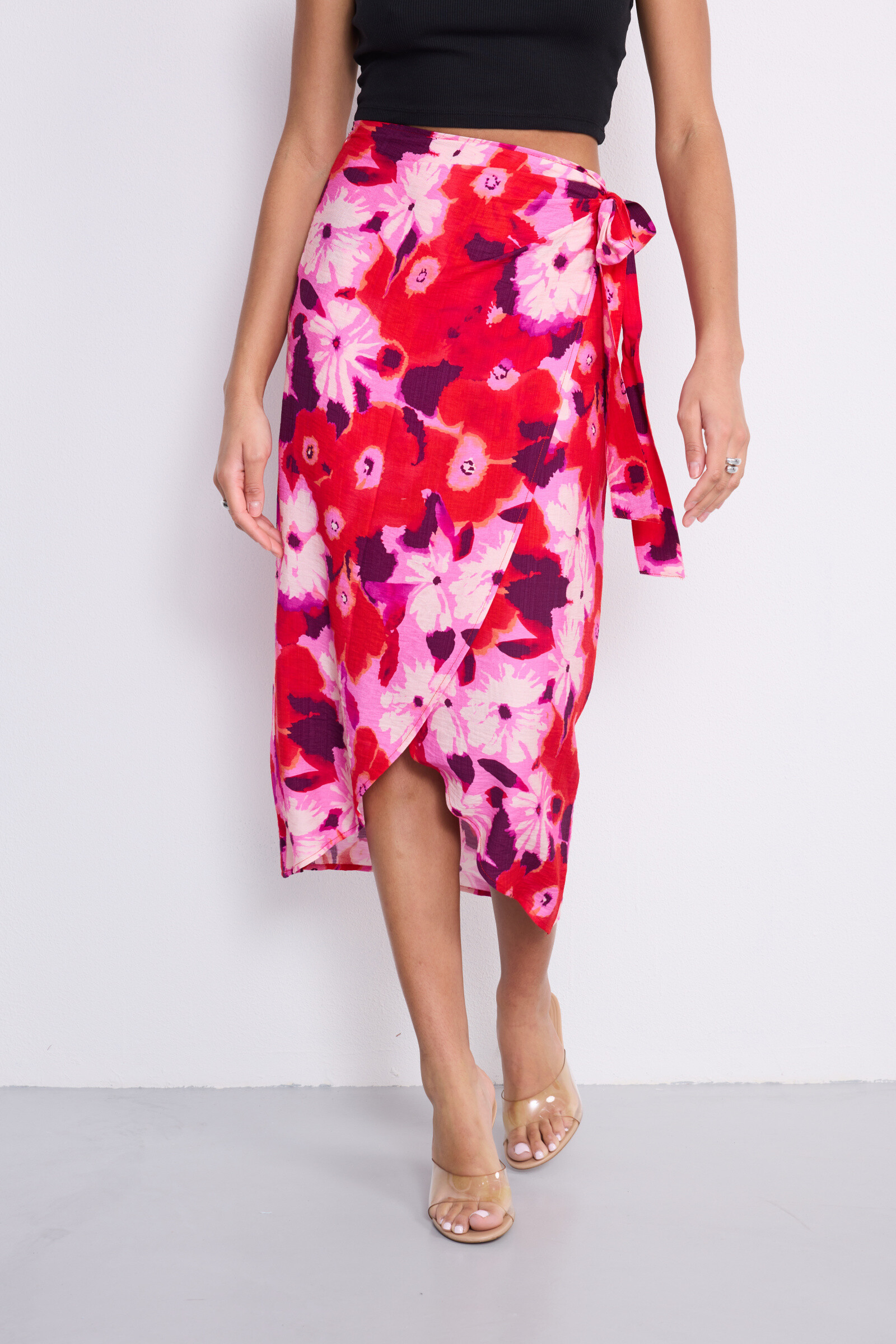 Grossista Copperose - Gonna del portfolio midi stampata