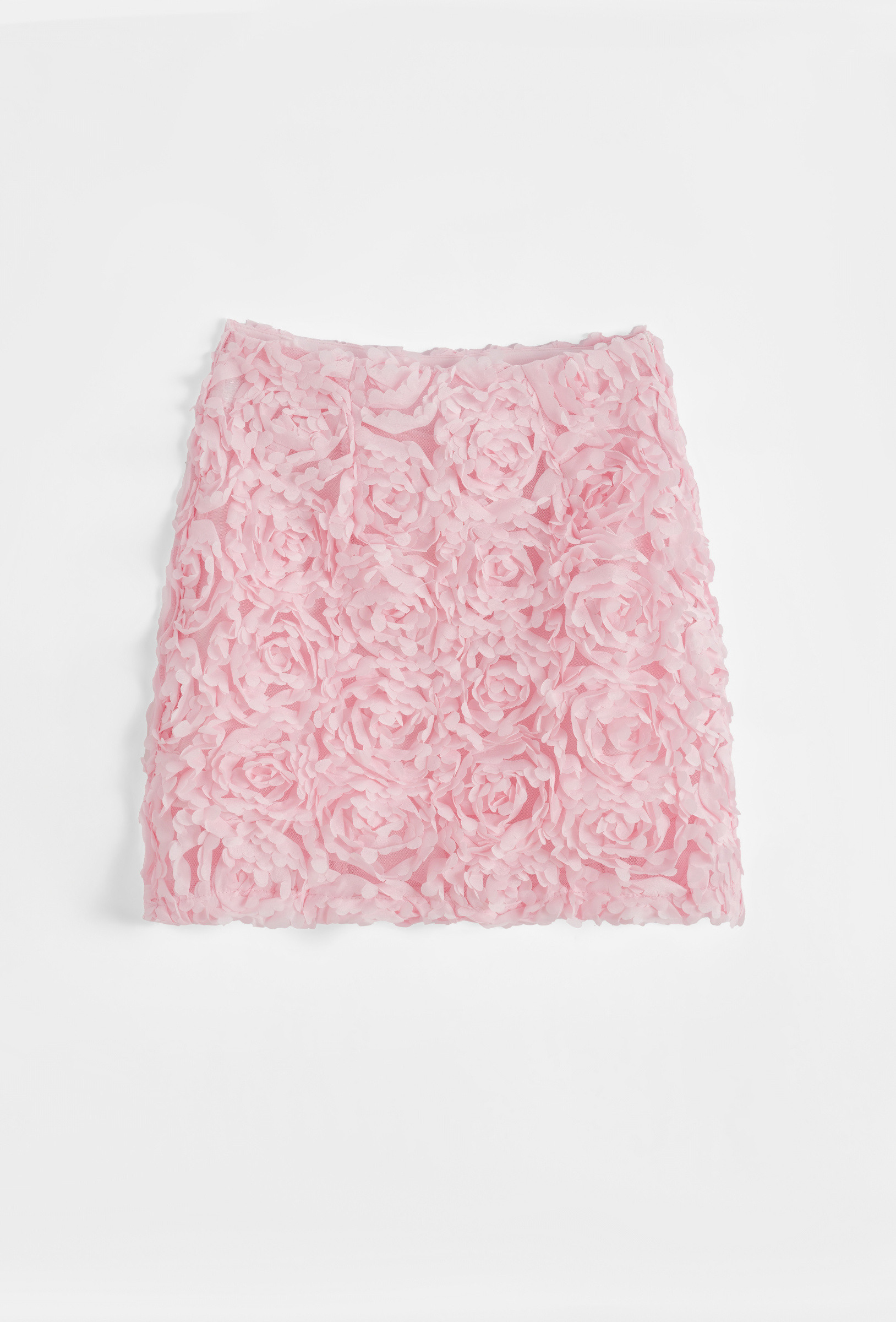 Grossiste Copperose - JUPE COURTE À APPLICATIONS FLORALES