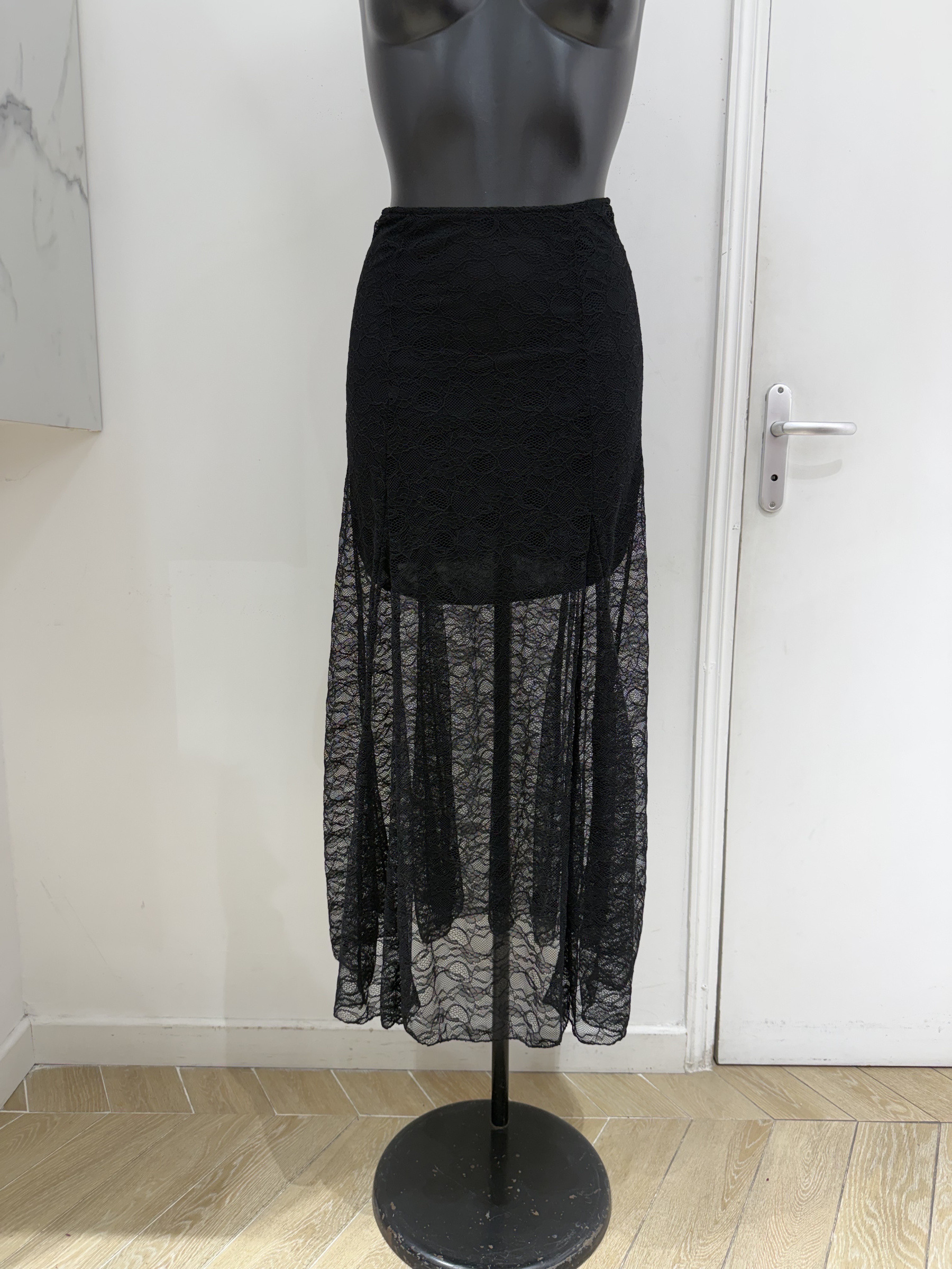 Grossista Copperose Outlet - GONNA MIDI IN PIZZO