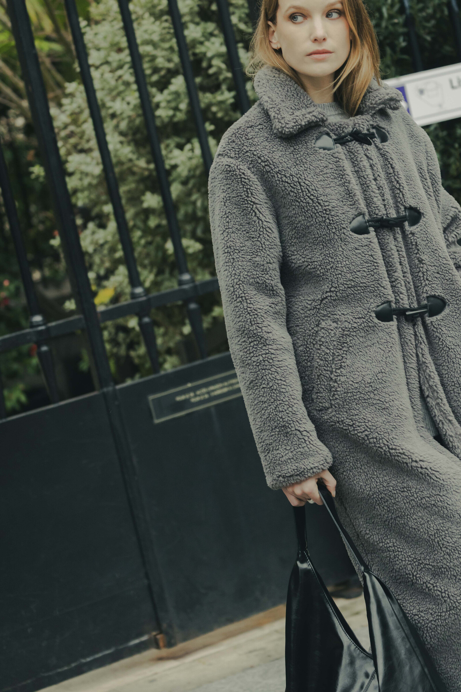 Wholesaler Copperose - Long wool coats with leather toggle buttons