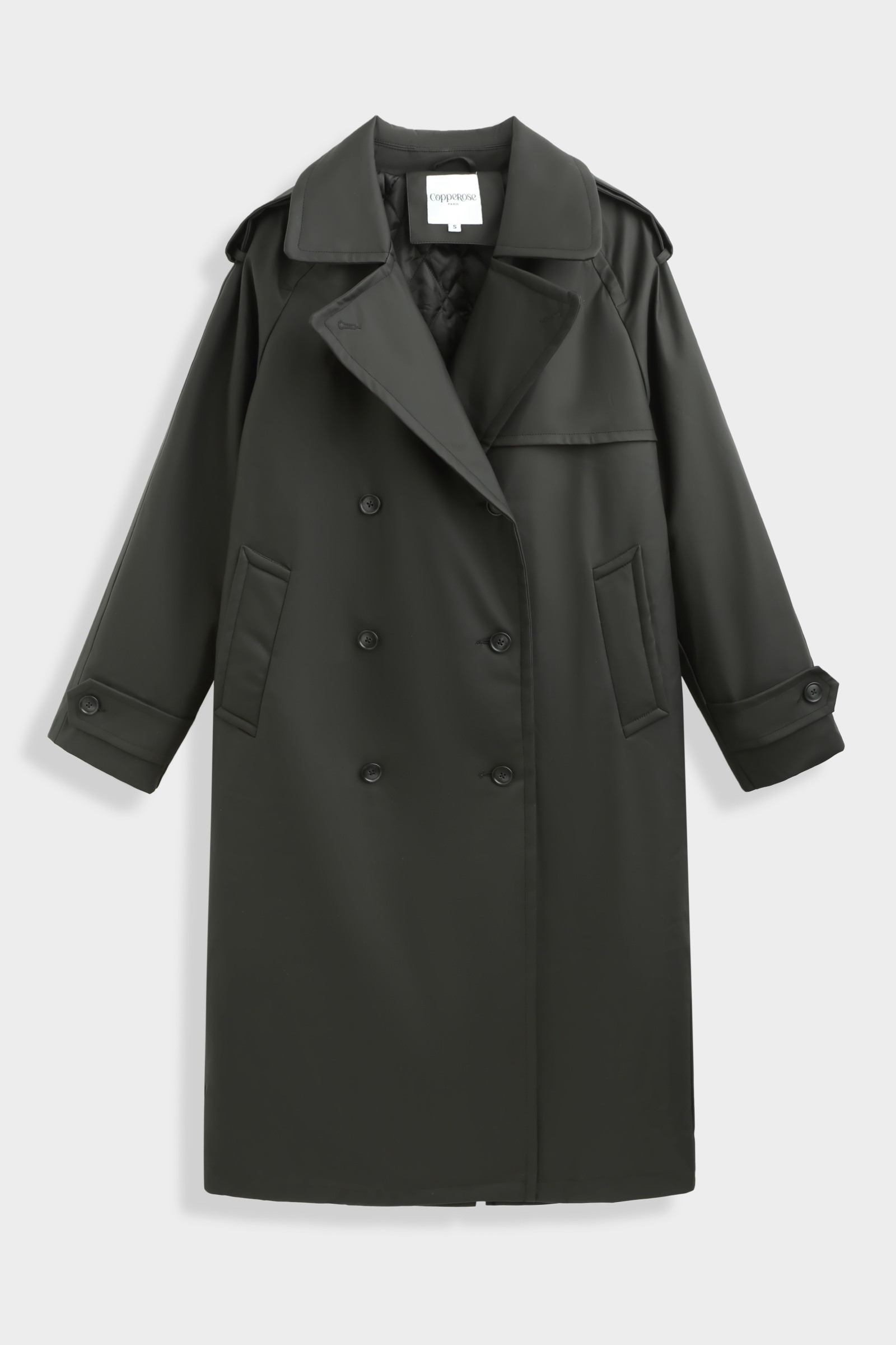Grossiste Copperose - MANTEAU CIRE EFFET GOMME