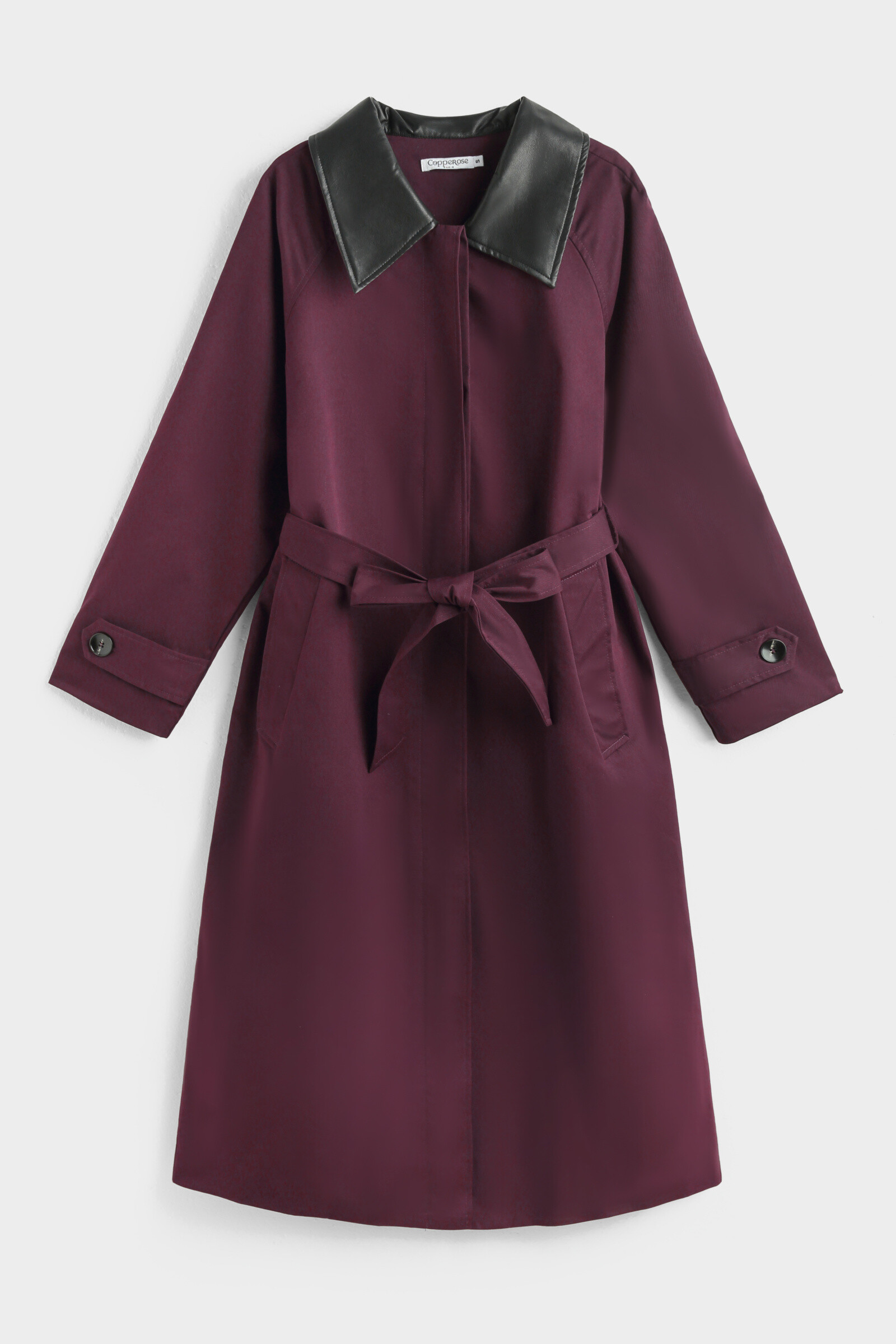 Wholesaler Copperose - Light -strained coat in imitation leather