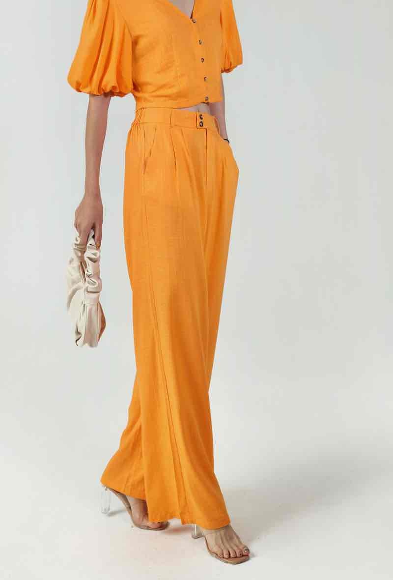 Grossiste Copperose - Pantalon avec lin