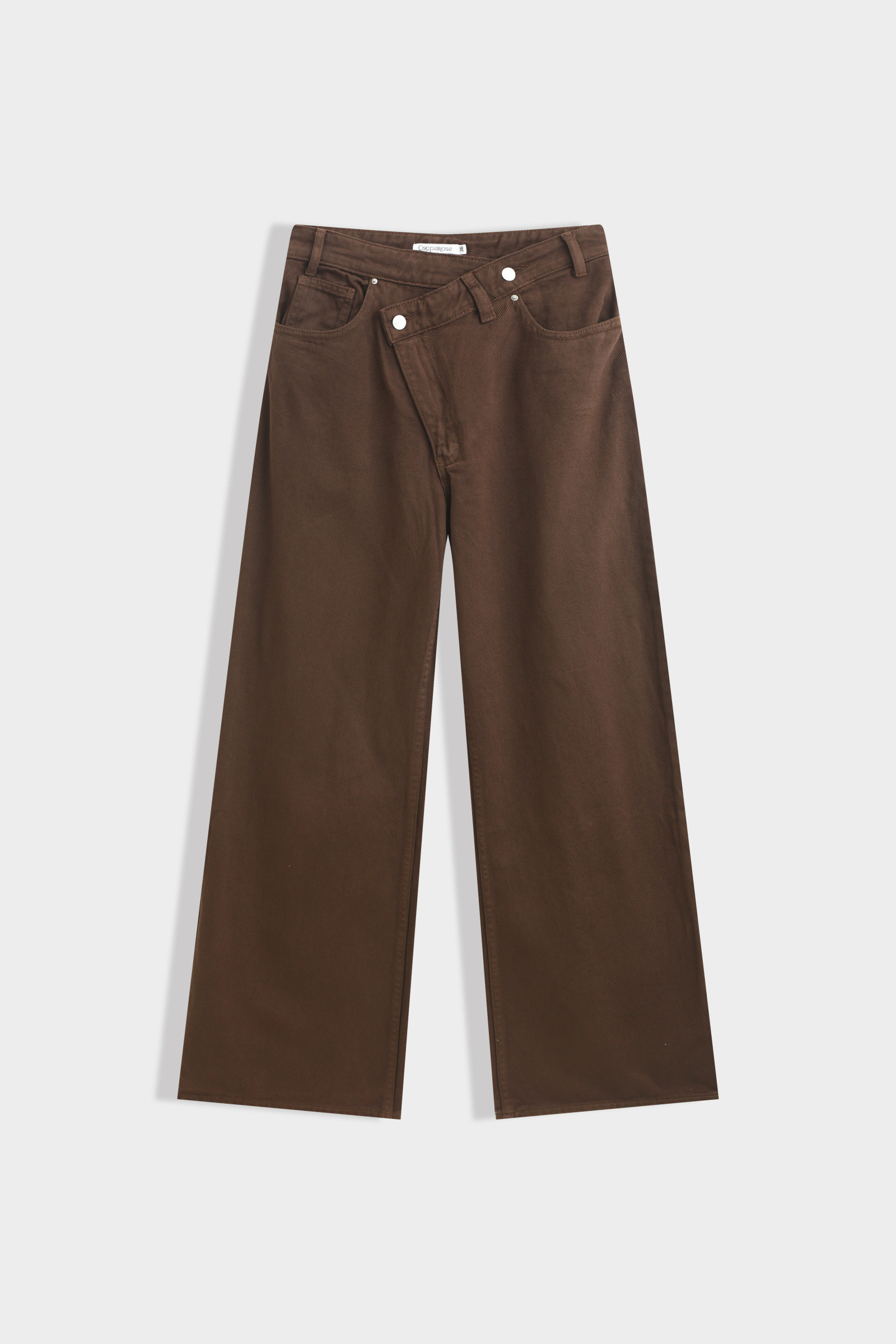 Wholesaler Copperose - ASYMMETRICAL HIGH-WAISTED WIDE-LEG JEANS