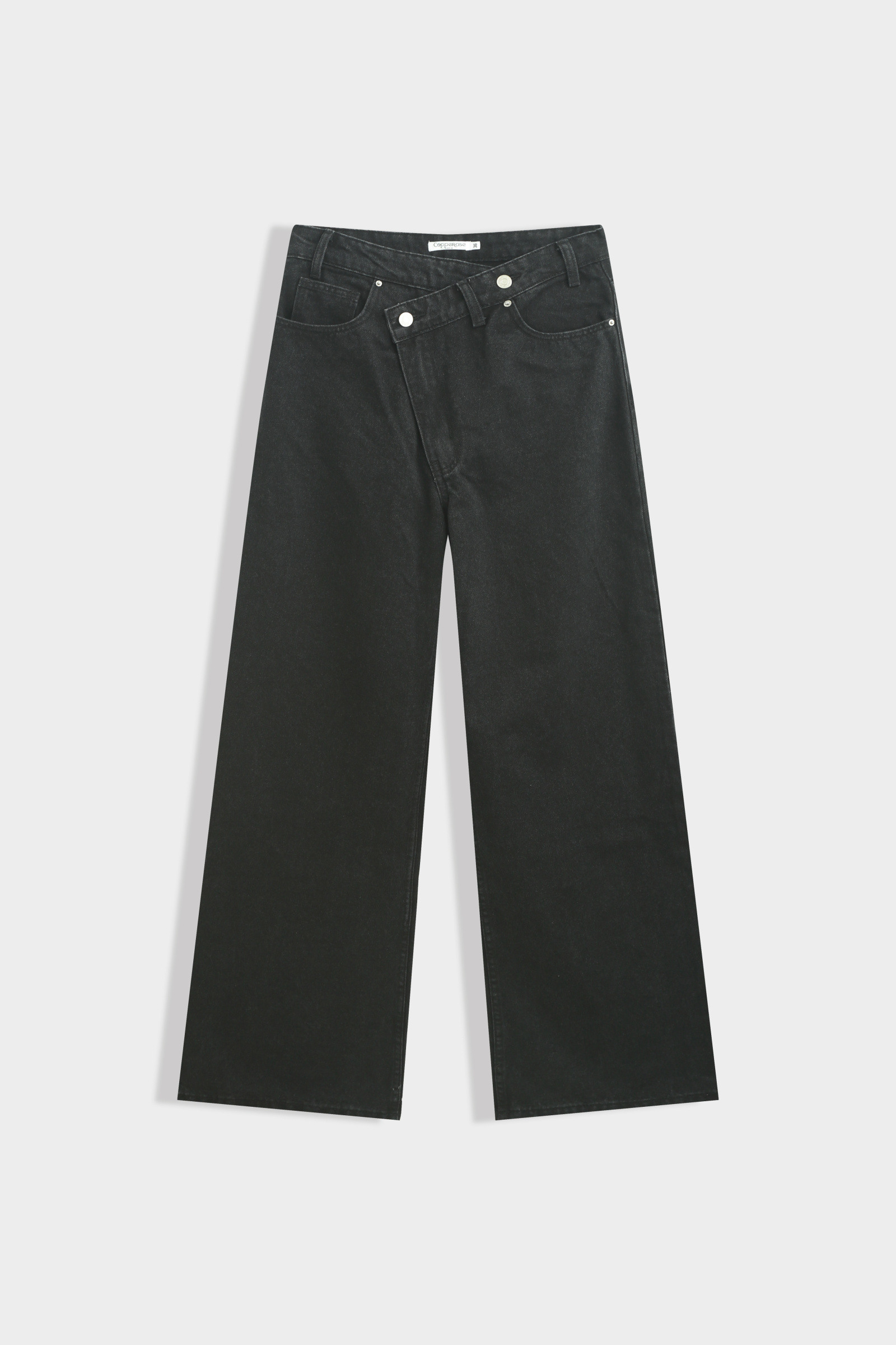 Grossiste Copperose - JEAN LARGE TAILLE HAUTE ASYMÉTRIQUE