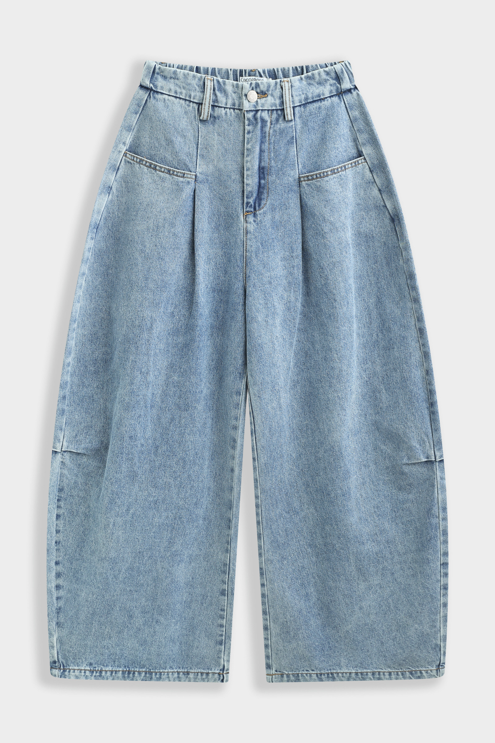 Grossista Copperose - Jeans Barrel con Pieghe