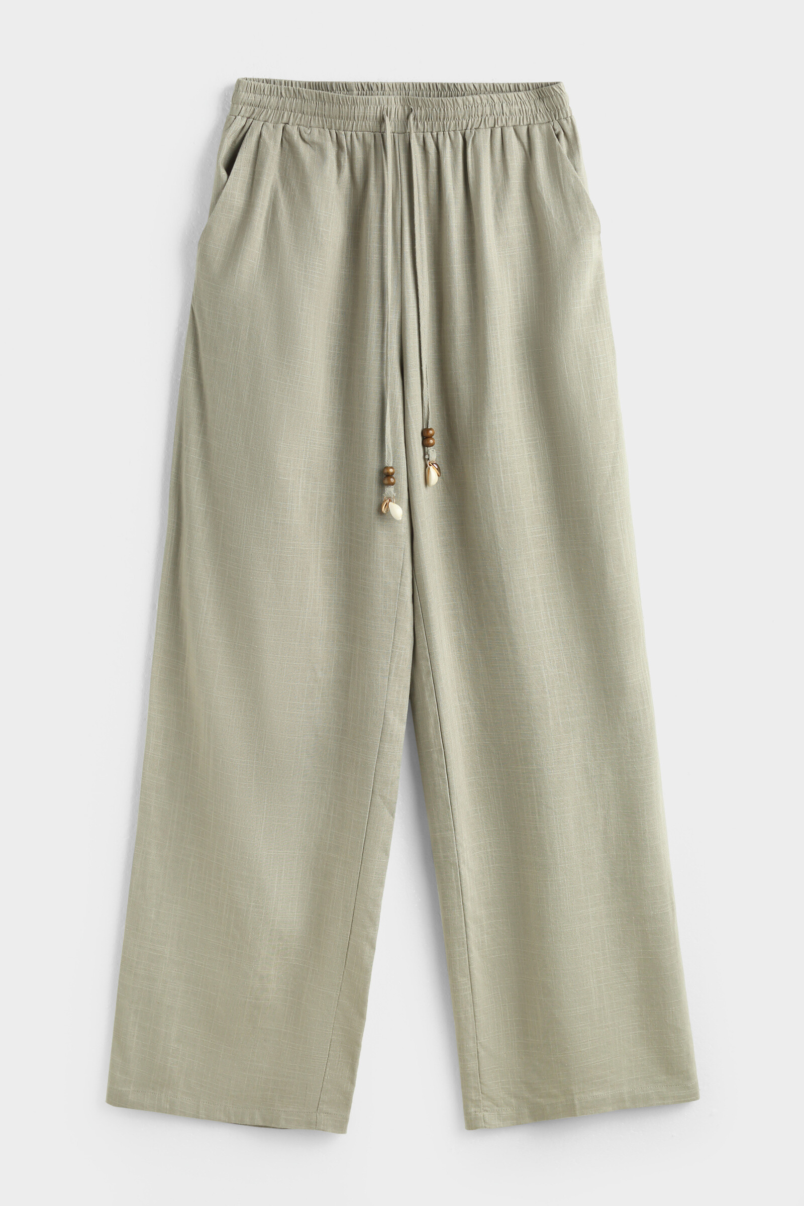 Wholesaler Copperose - Pants with linen mixture and link to knot