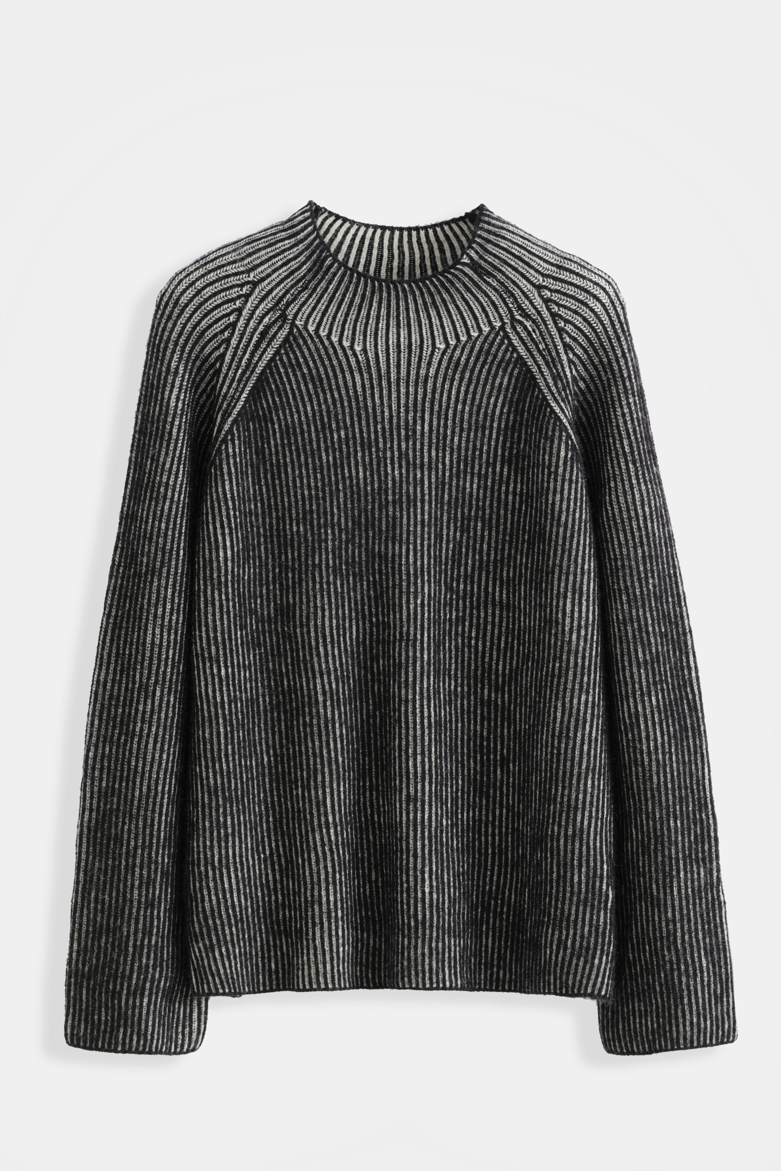 Großhändler Copperose - RIPPENSTRICKPULLOVER MIT RAGLANÄRMELN