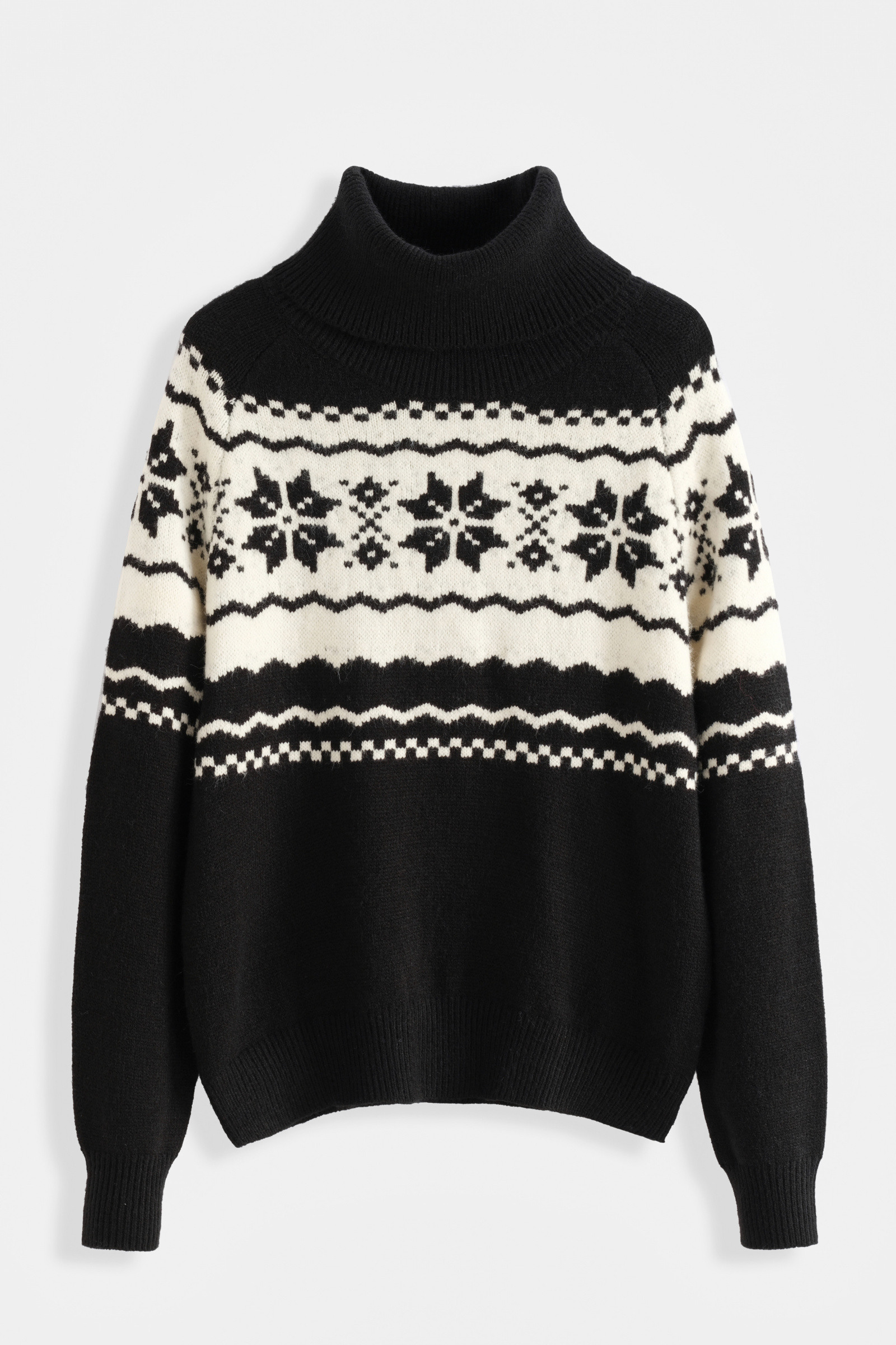 Wholesaler Copperose - KNITTED SWEATER WITH JACQUARD PATTERNS AND HIGH NECK