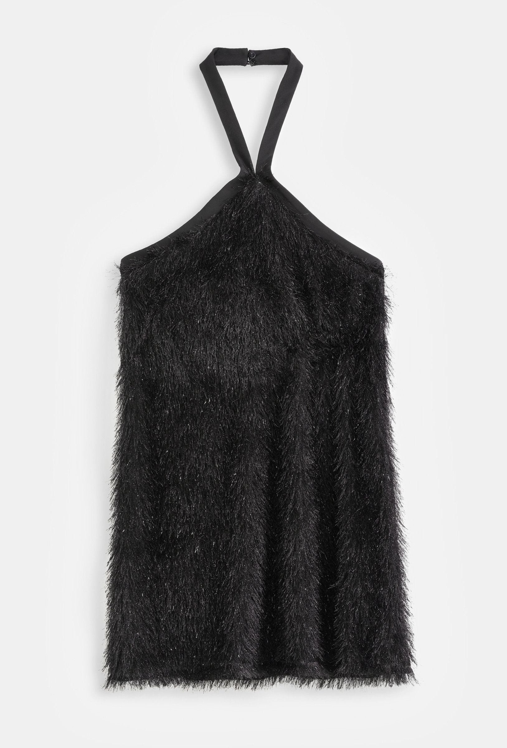 Grossiste Copperose - ROBE COURTE DOS NU À FRANGES