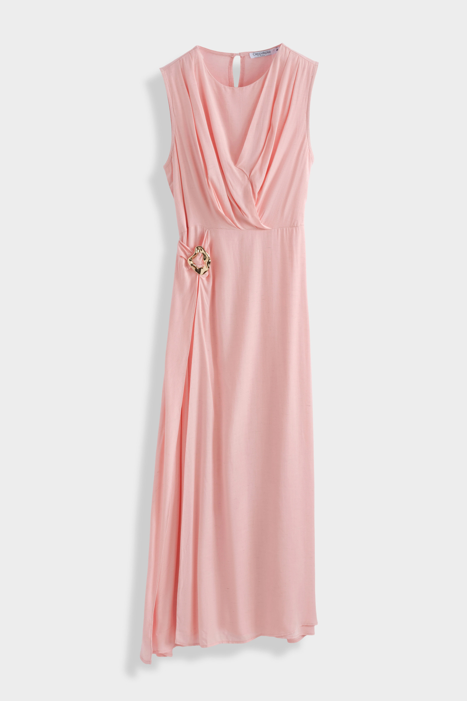 Mayorista Copperose - VESTIDO LARGO SIN MANGAS EN MEZCLA DE LINO