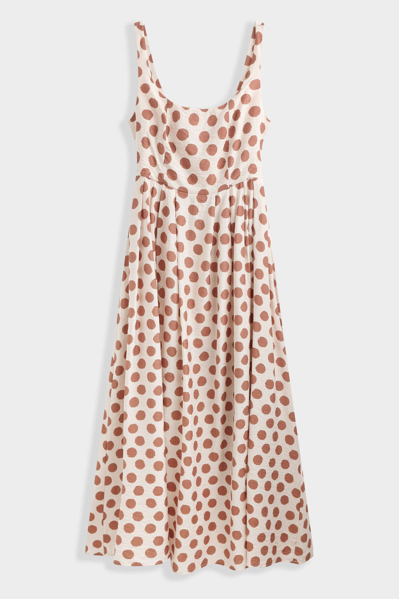 Mayorista Copperose - VESTIDO LARGO DE TIRANTES EN VISCOSA MEZCLADA