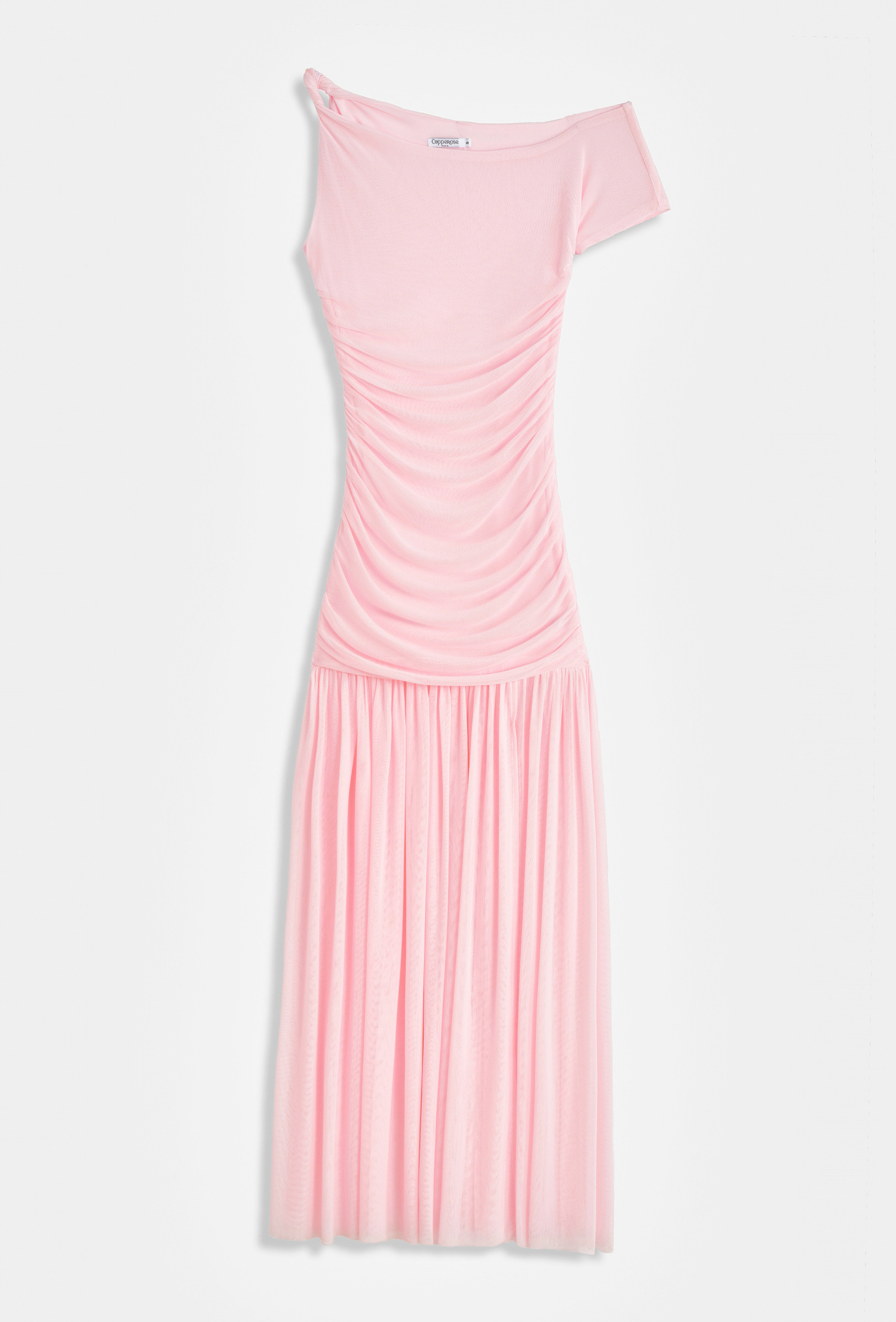 Grossiste Copperose - Robe longue asymétrique en tulle
