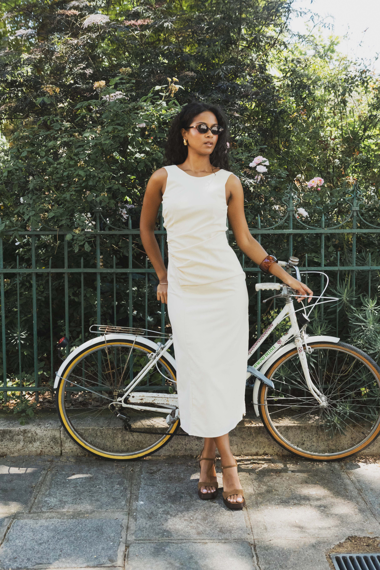 Grossiste Copperose - ROBE MI-LONGUE EN LIN MELANGE