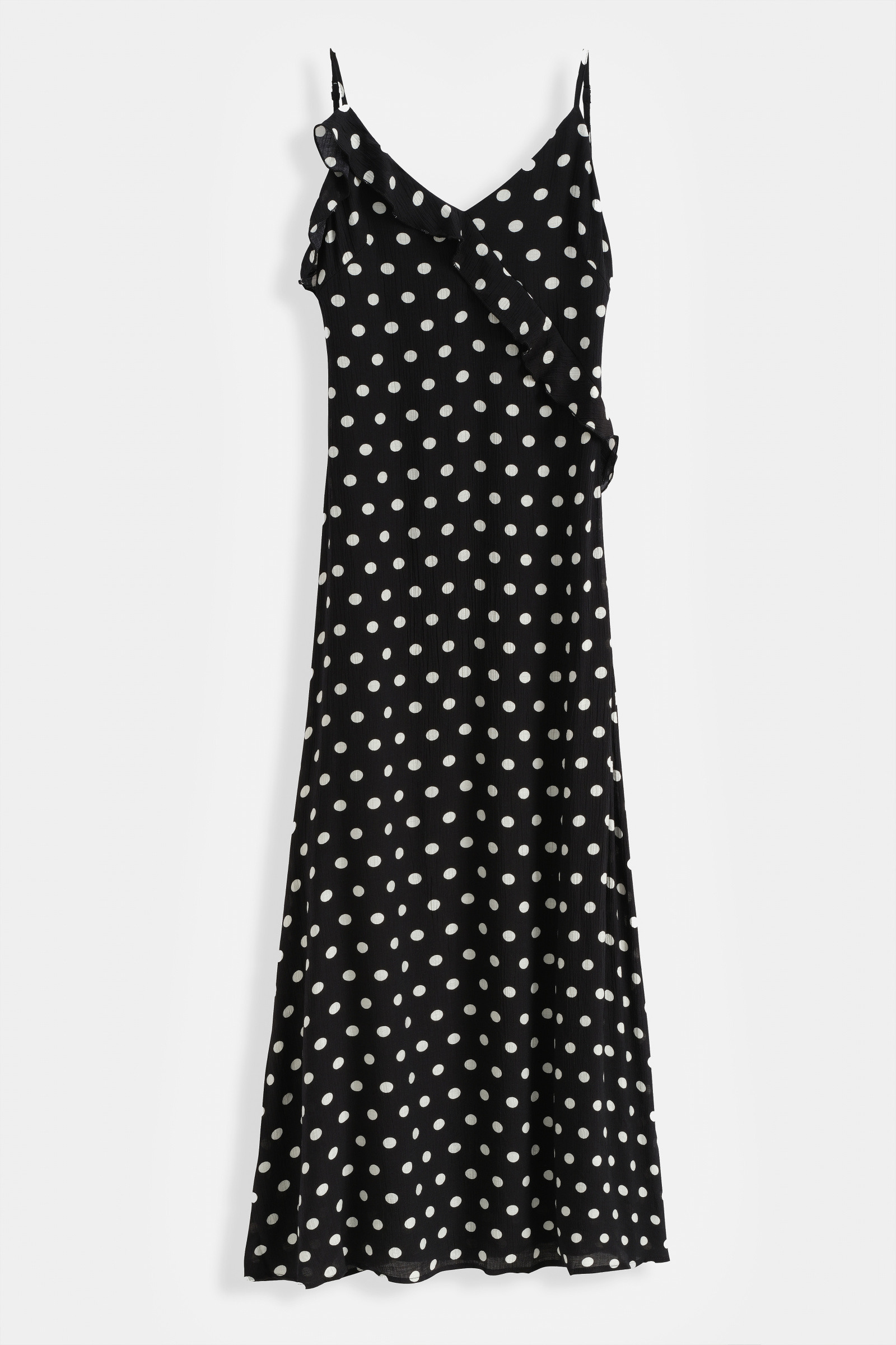 Mayorista Copperose - Vestido Largo con Espalda Descubierta y Volantes