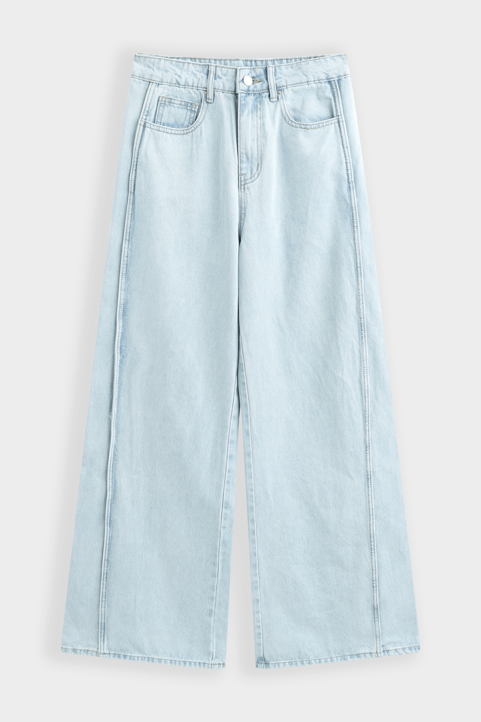 Grossiste Copperose - JEAN LARGE TAILLE HAUTE À NERVURES