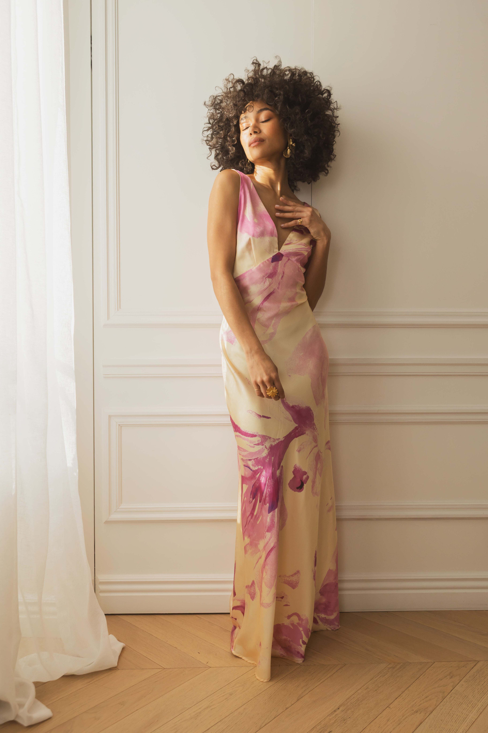 Grossiste Copperose - ROBE MIDI IMPRIMÉE