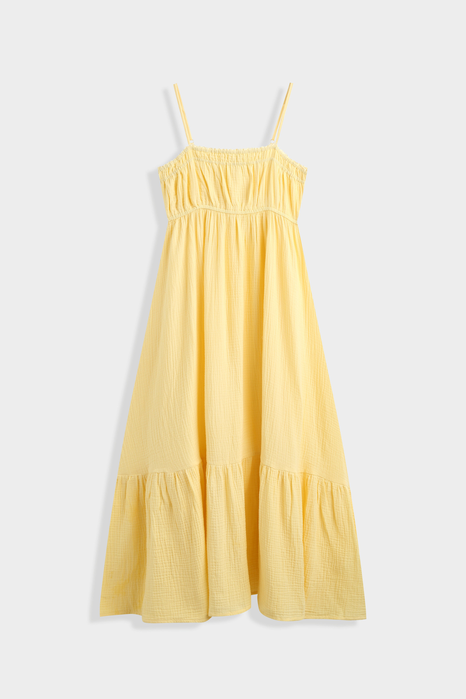 Mayorista Copperose - Vestido largo en una gasa de algodón