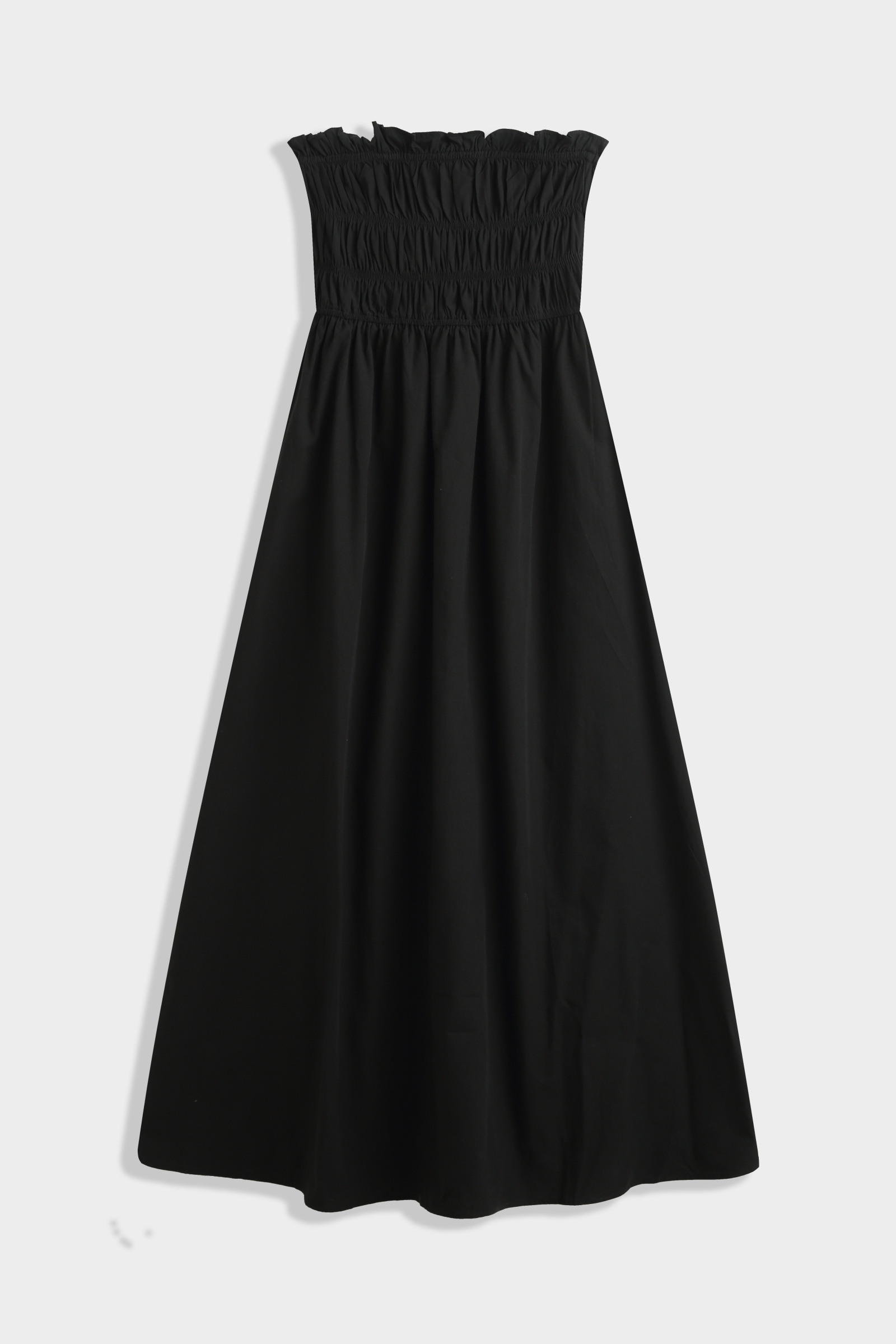 Grossiste Copperose - Robe longue en popeline smockée