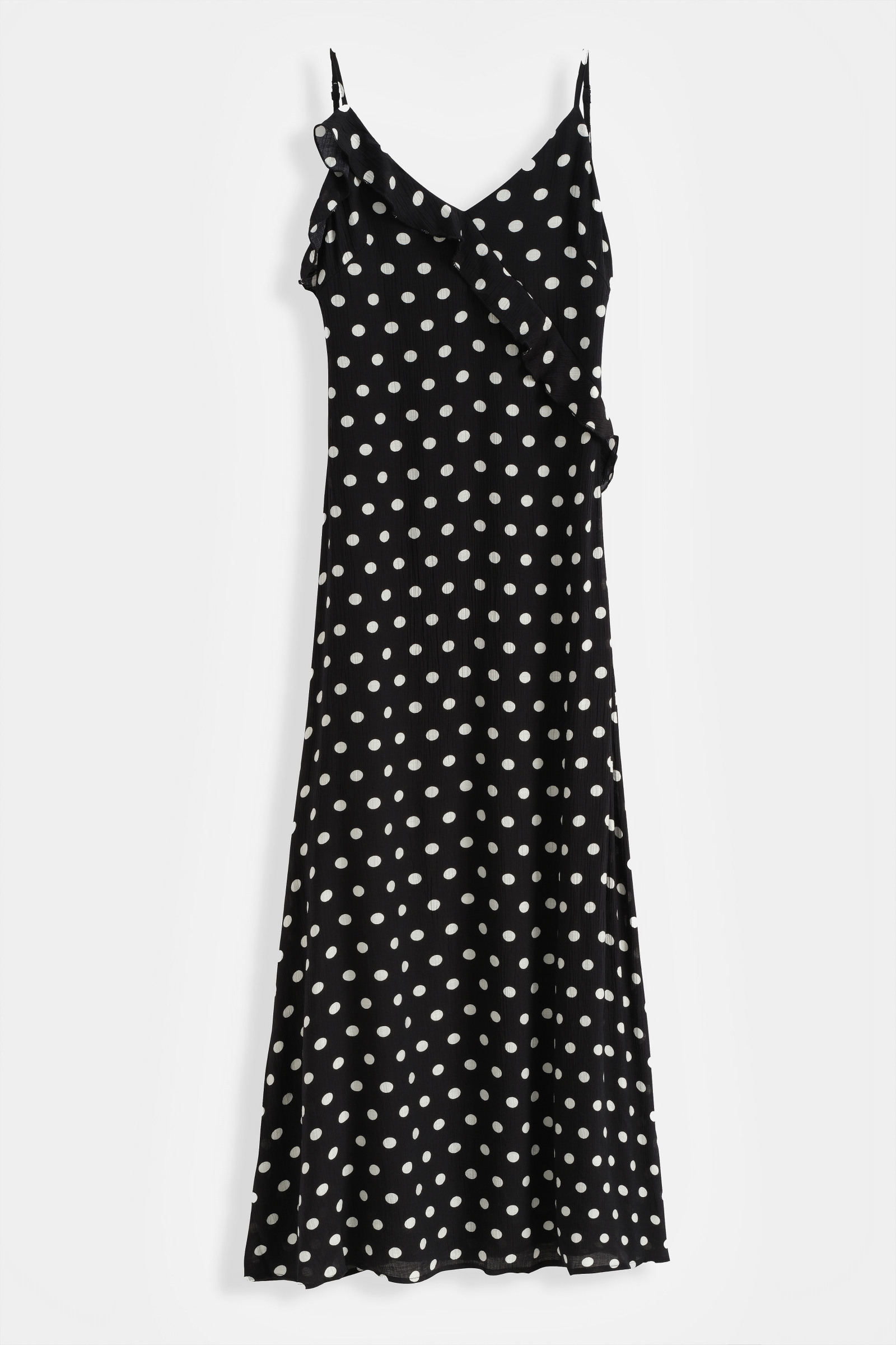 Mayorista Copperose - VESTIDO LARGO SIN ESPALDA CON Volantes