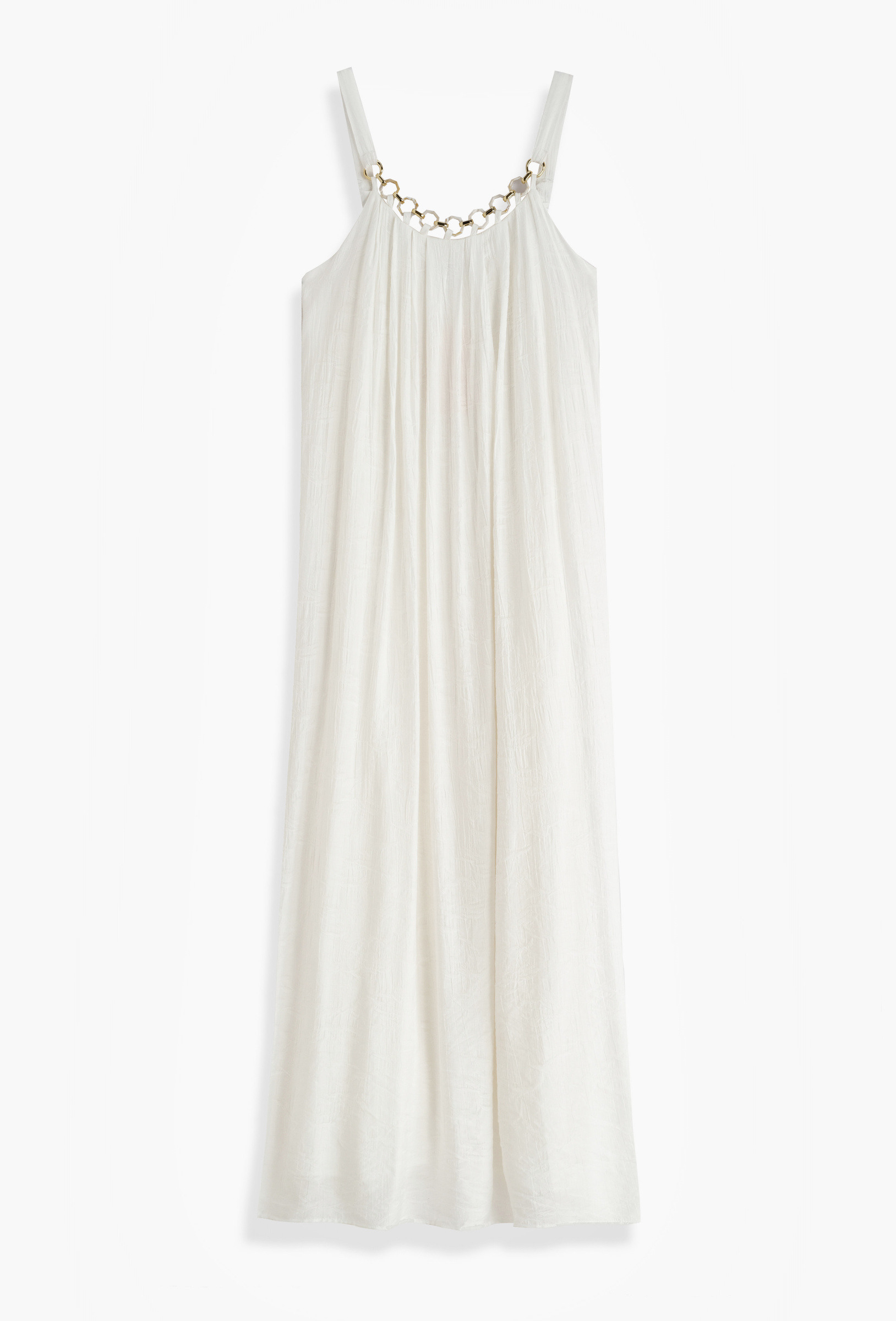 Grossiste Copperose - ROBE LONGUE FLUIDE À BRETELLES AVEC CHAÎNE
